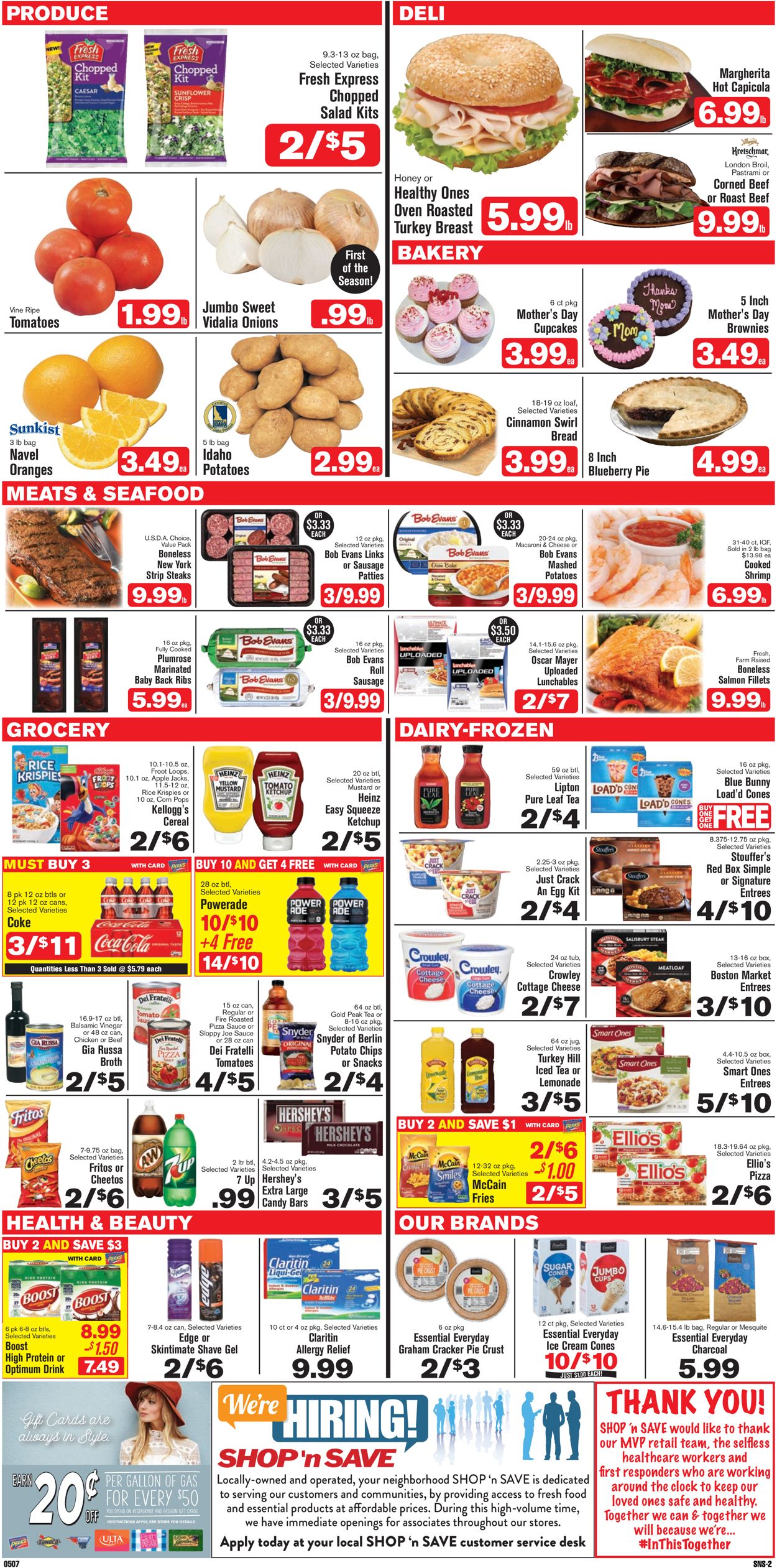 Shop ‘n Save Ad from 05/07/2020