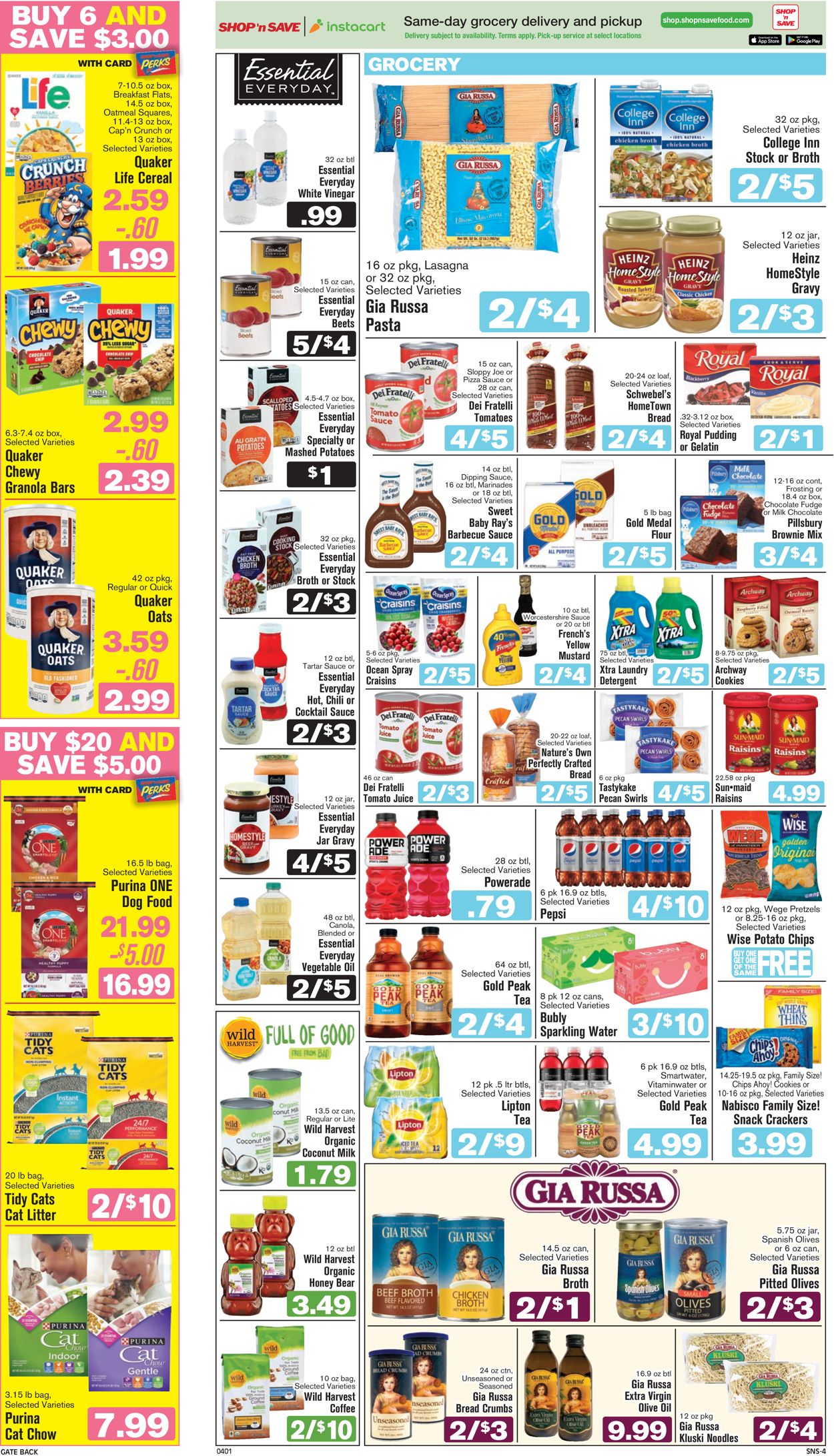 Shop ‘n Save Ad from 04/01/2021