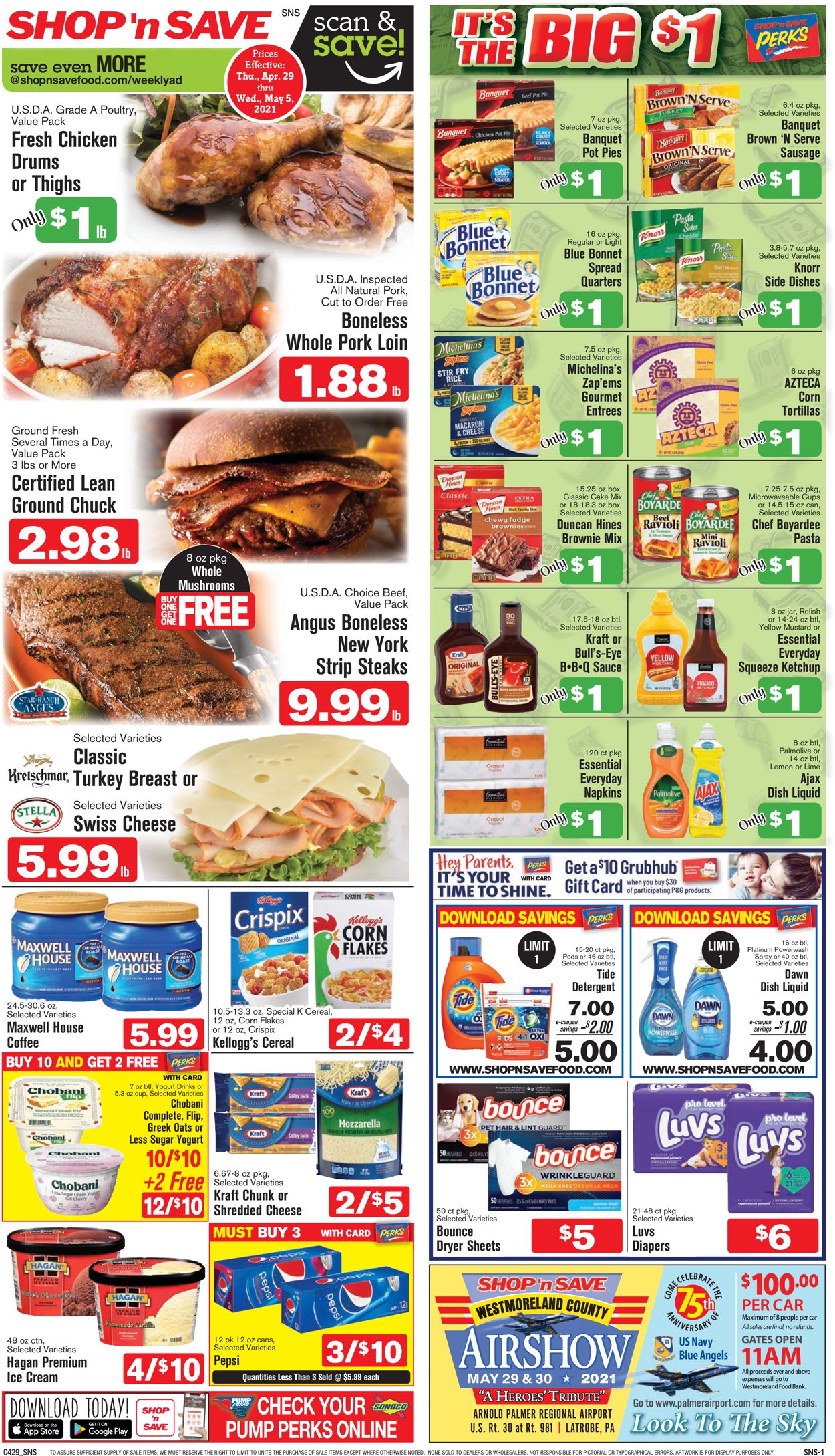 Shop ‘n Save Ad from 04/29/2021