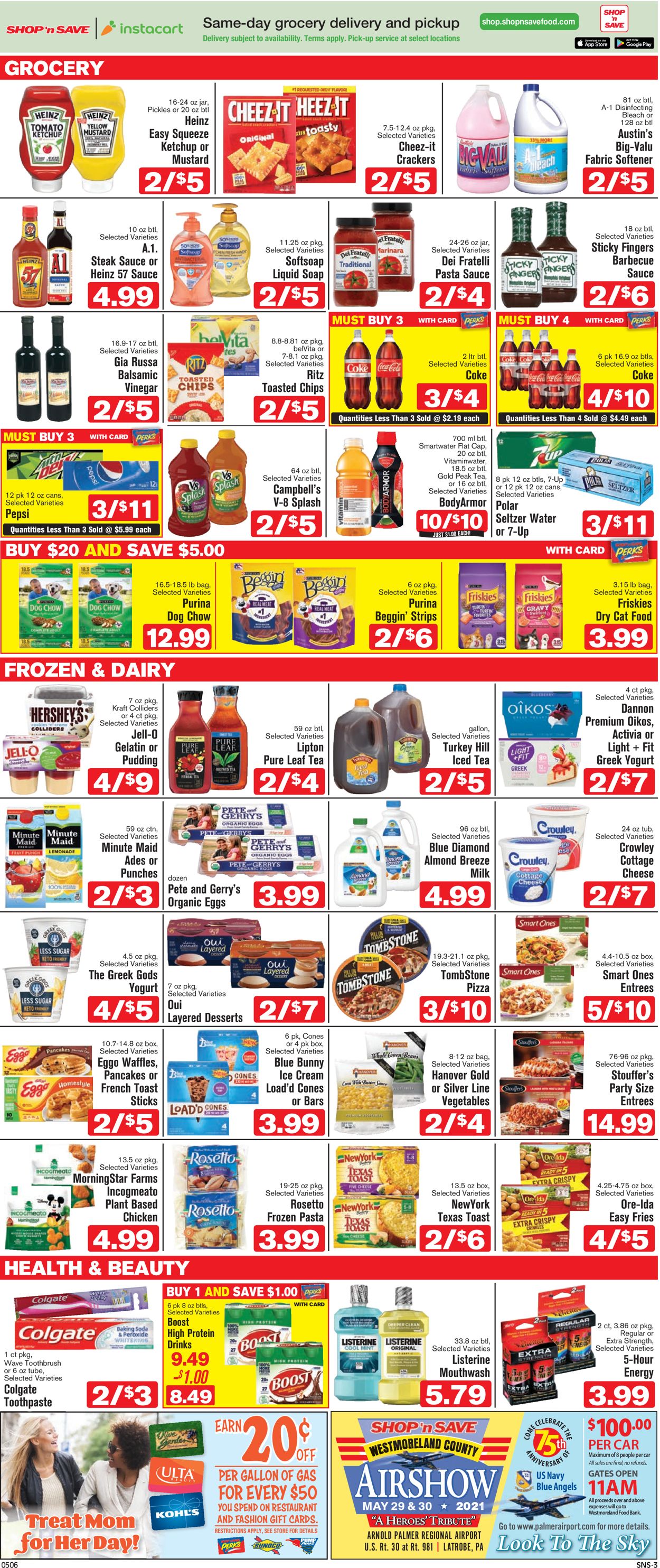 Shop ‘n Save Ad from 05/06/2021