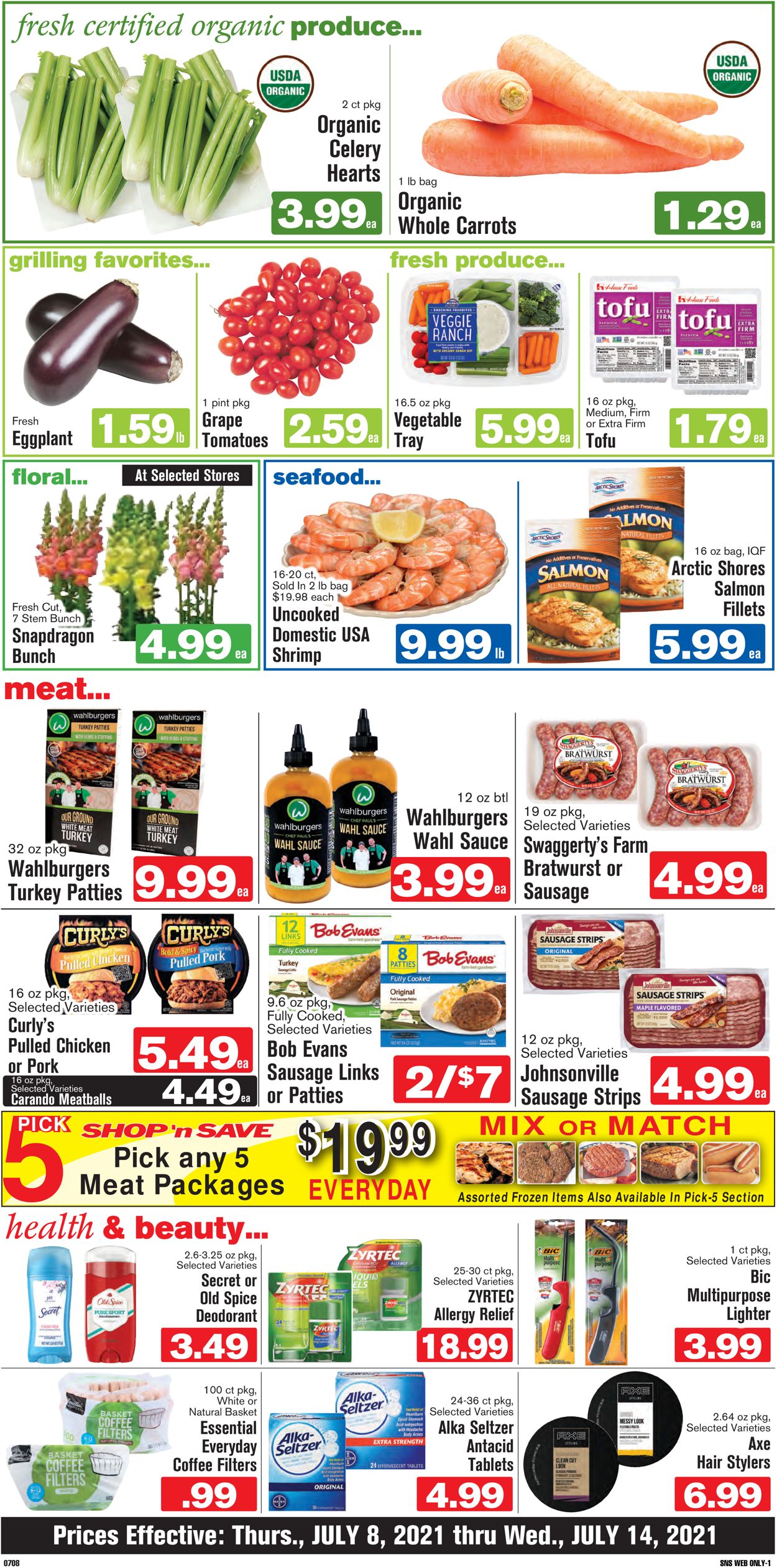 Shop ‘n Save Ad from 07/08/2021