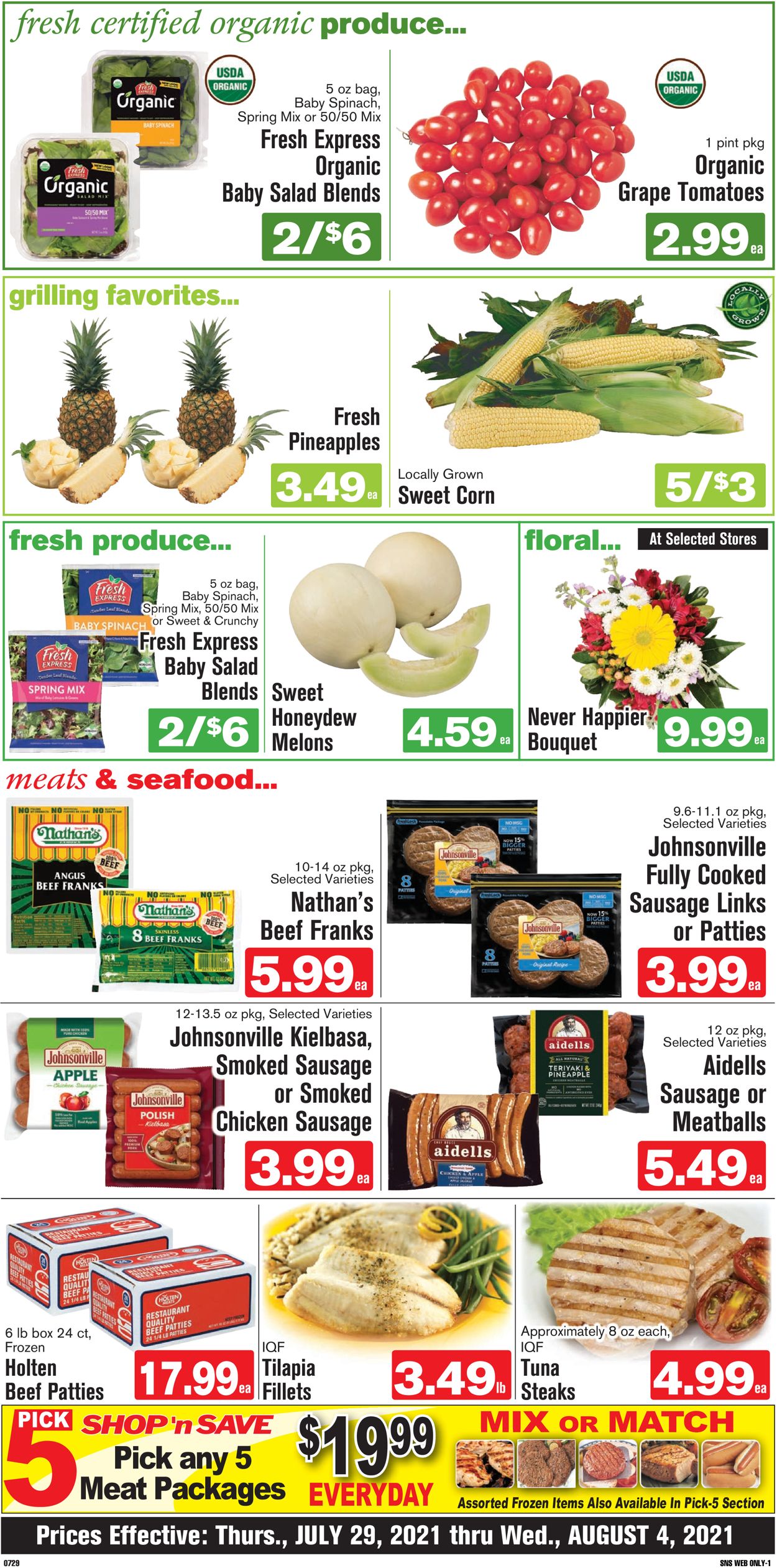Shop ‘n Save Ad from 07/29/2021