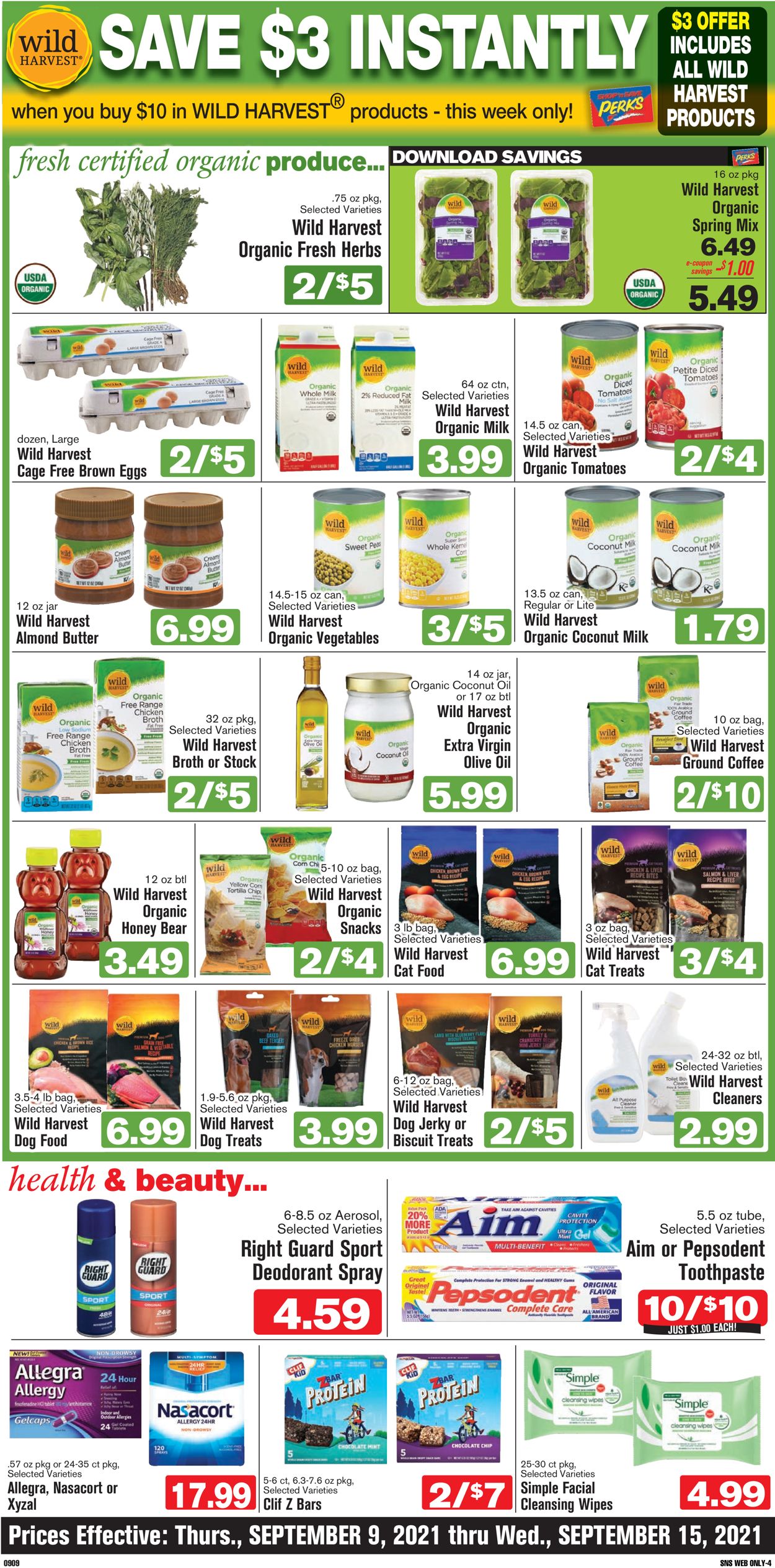 Shop ‘n Save Ad from 09/09/2021