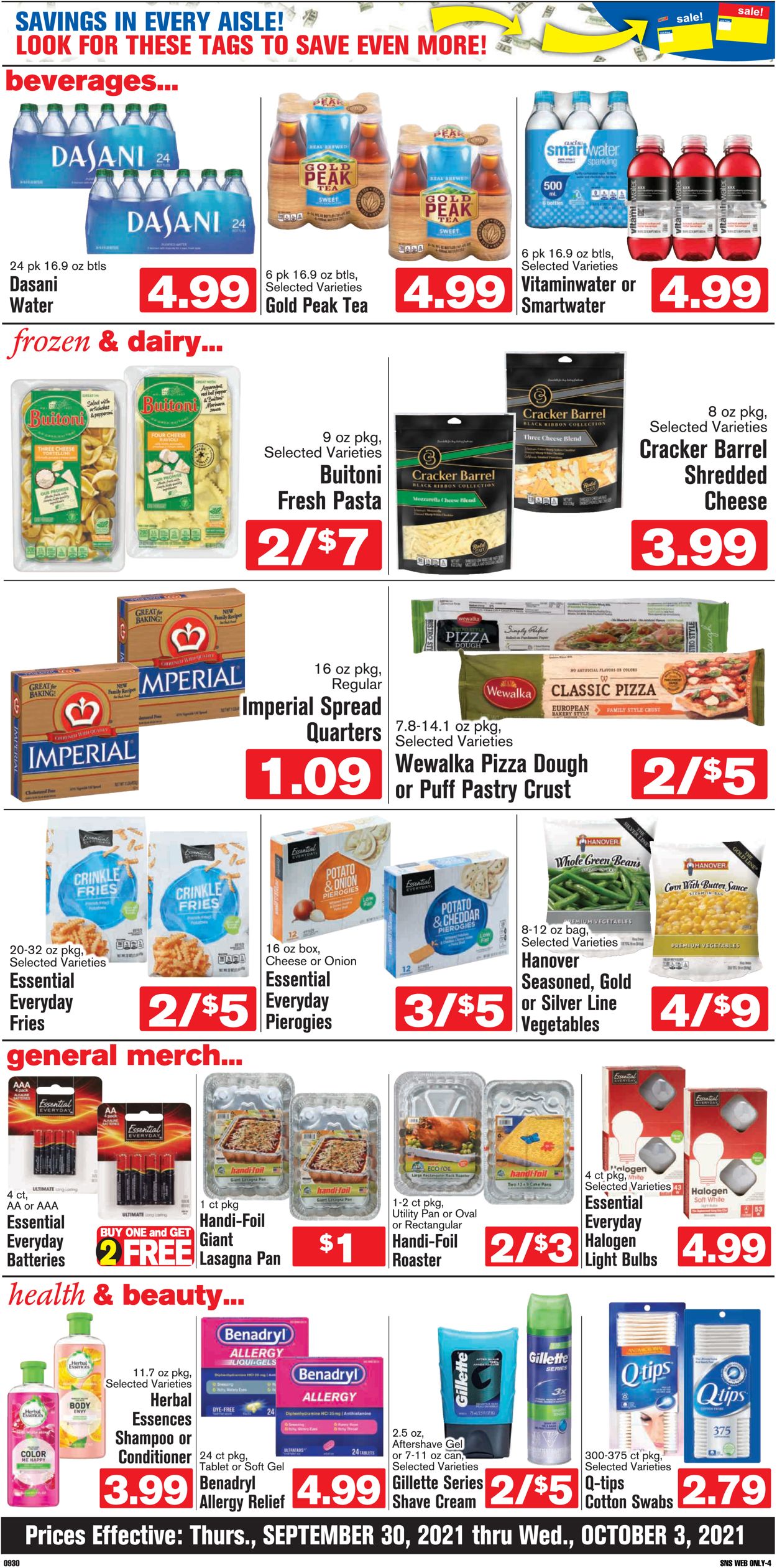 Shop ‘n Save Ad from 09/30/2021
