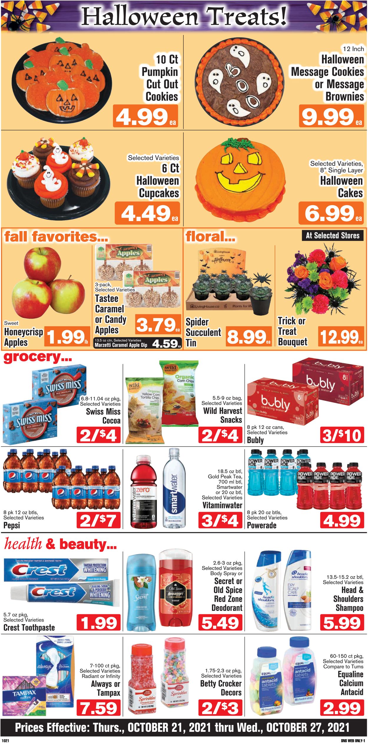 Shop ‘n Save Ad from 10/21/2021