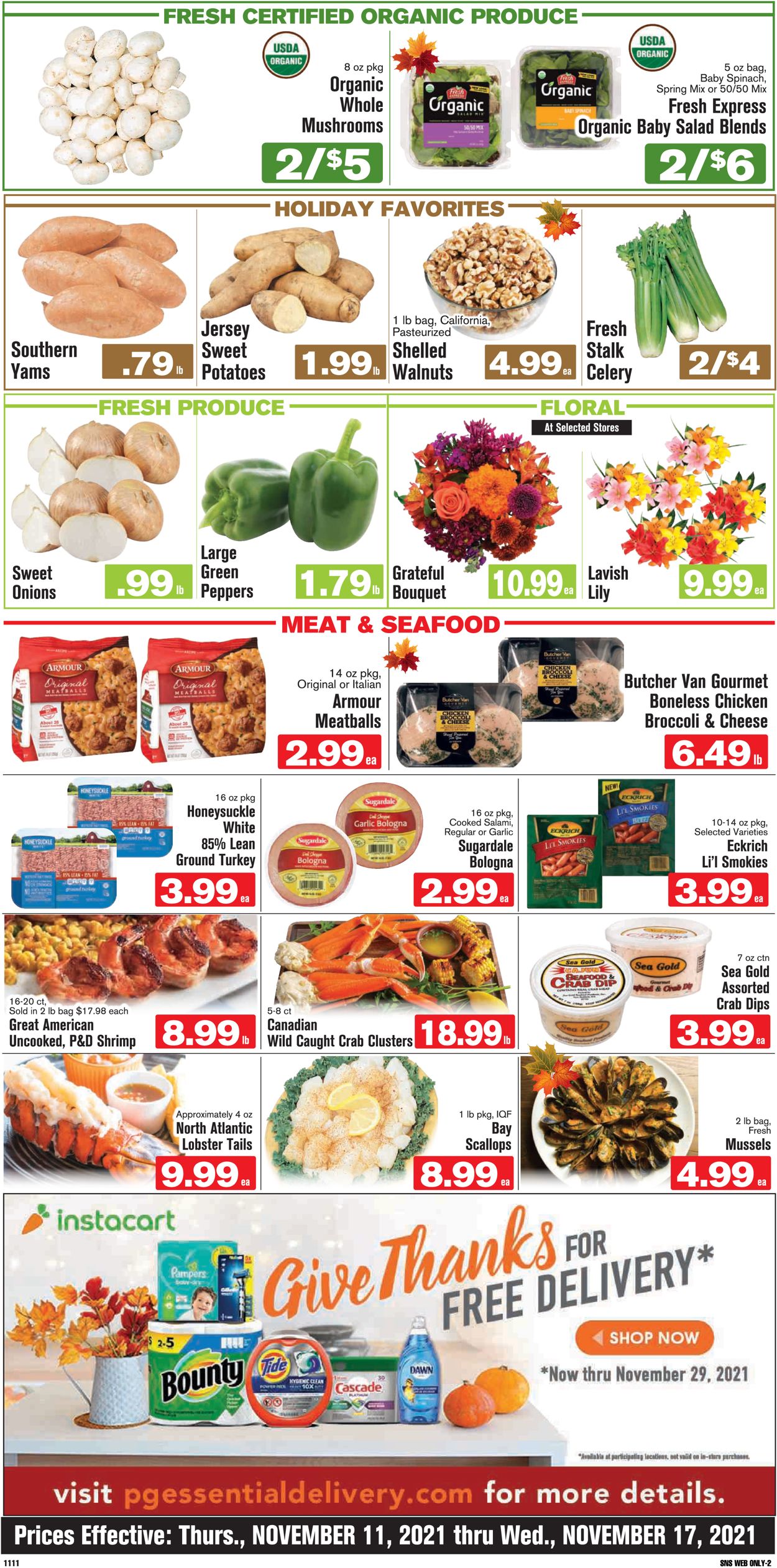 Shop ‘n Save Ad from 11/11/2021