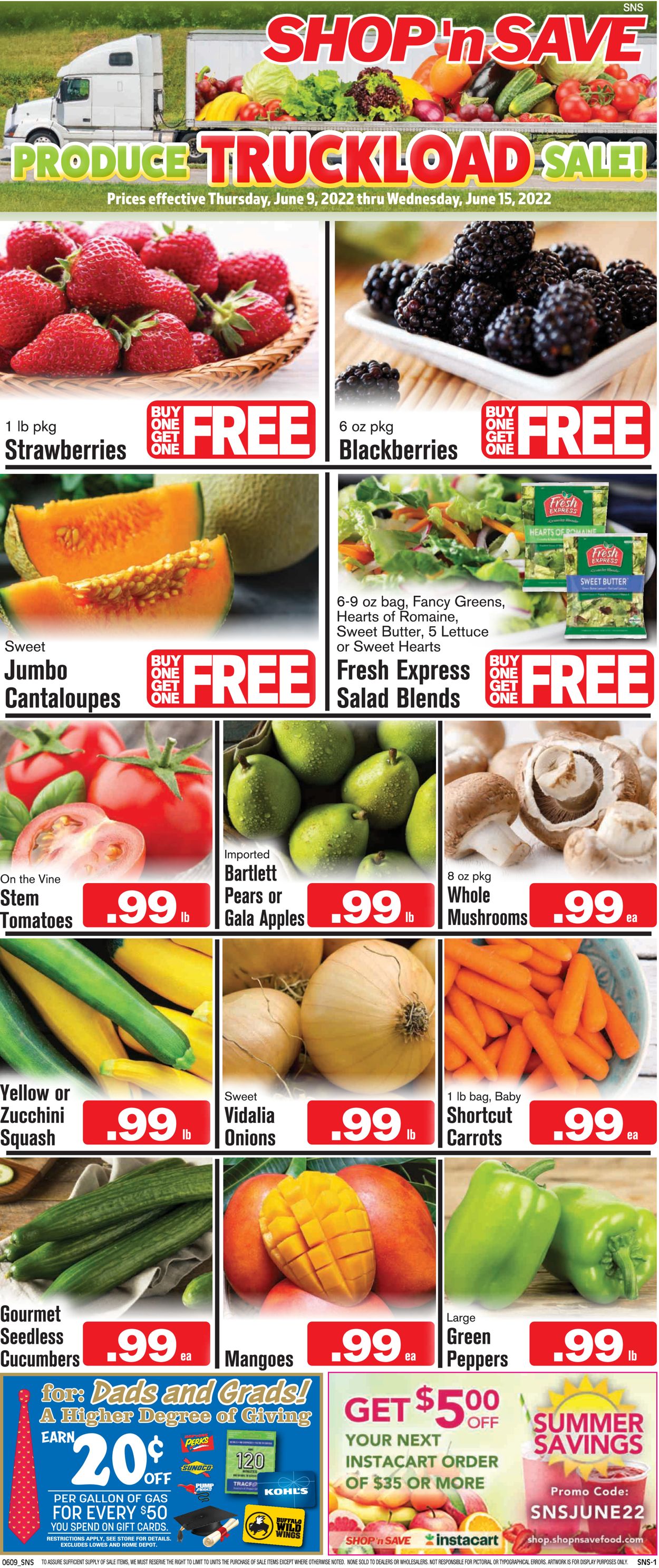 Shop ‘n Save Ad from 06/09/2022