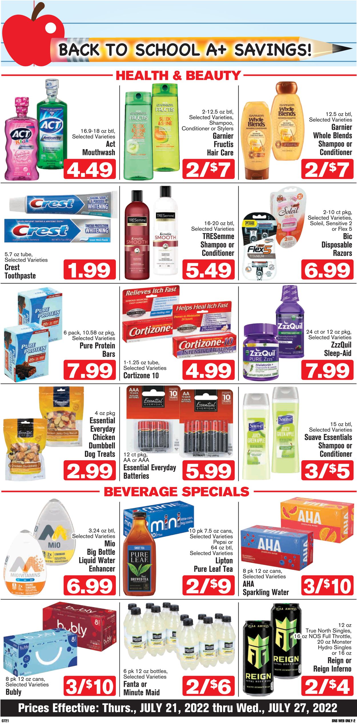 Shop ‘n Save Ad from 07/21/2022
