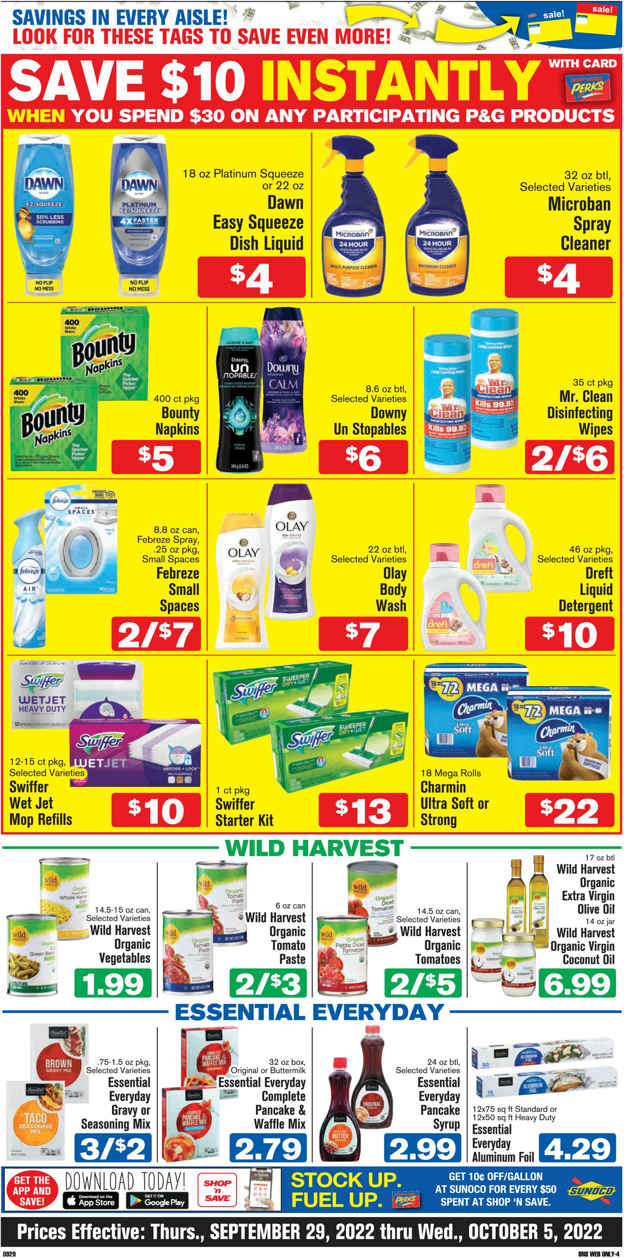 Shop ‘n Save Ad from 09/29/2022