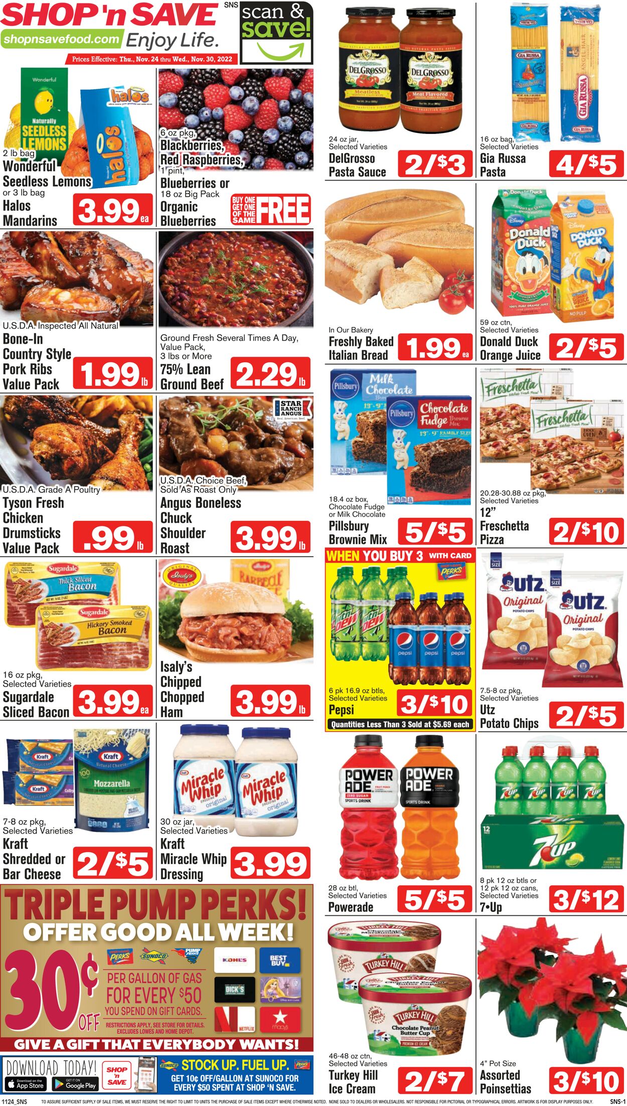 Shop ‘n Save Current weekly ad 11/24 11/30/2022