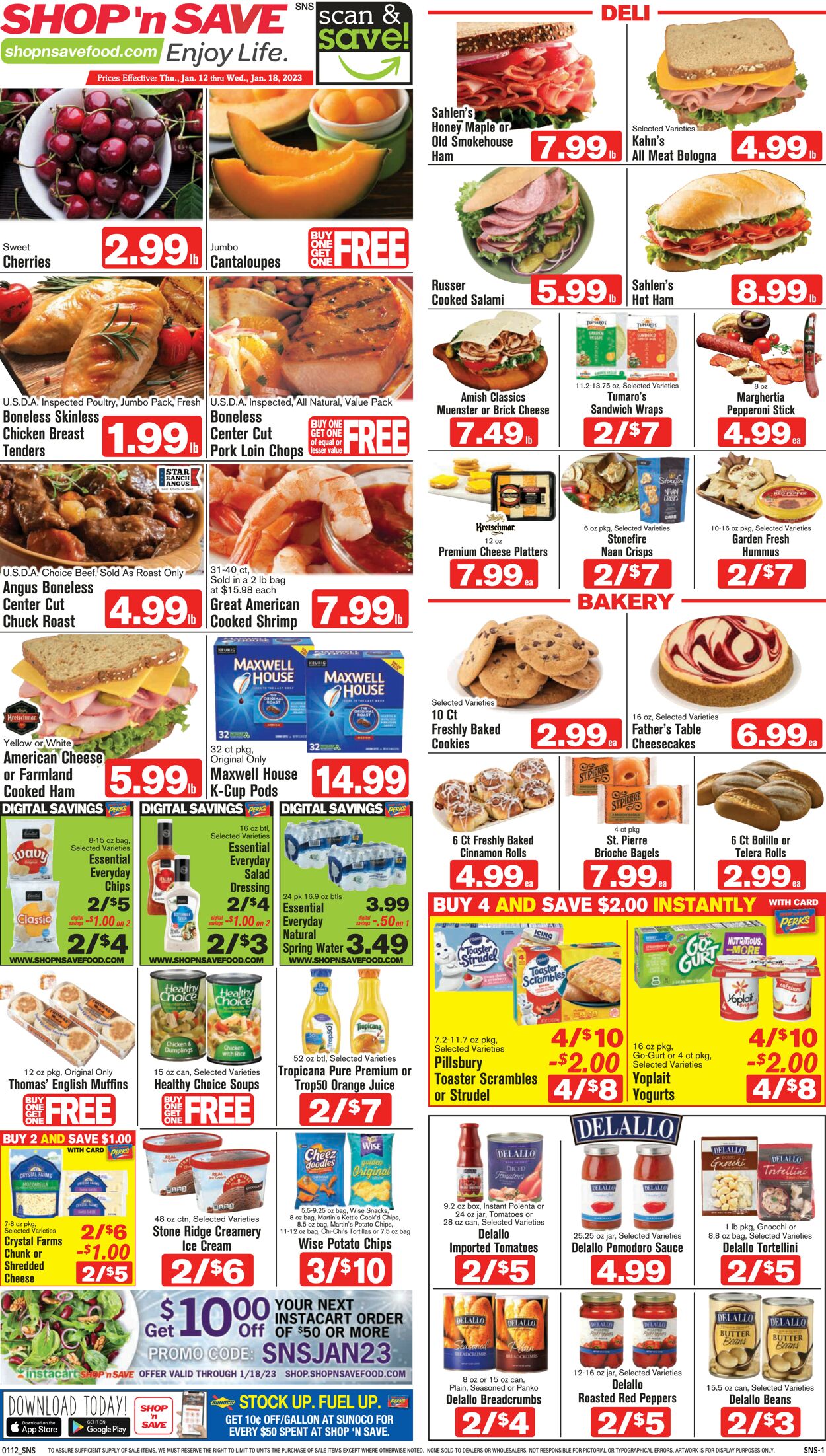 Shop ‘n Save Ad from 01/12/2023