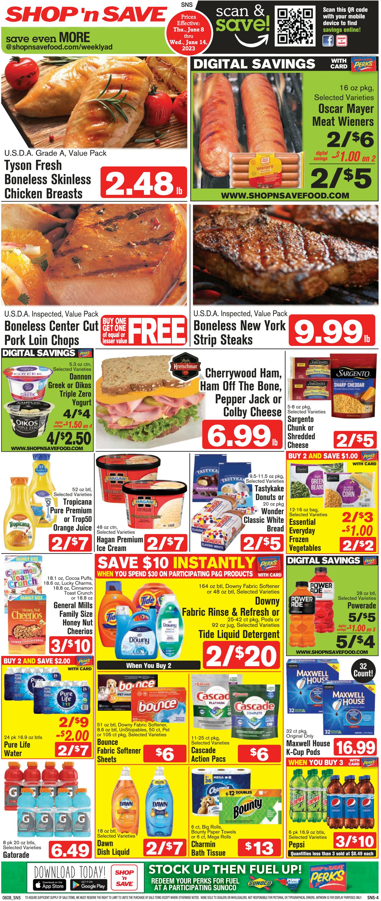 Shop ‘n Save Ad from 06/08/2023
