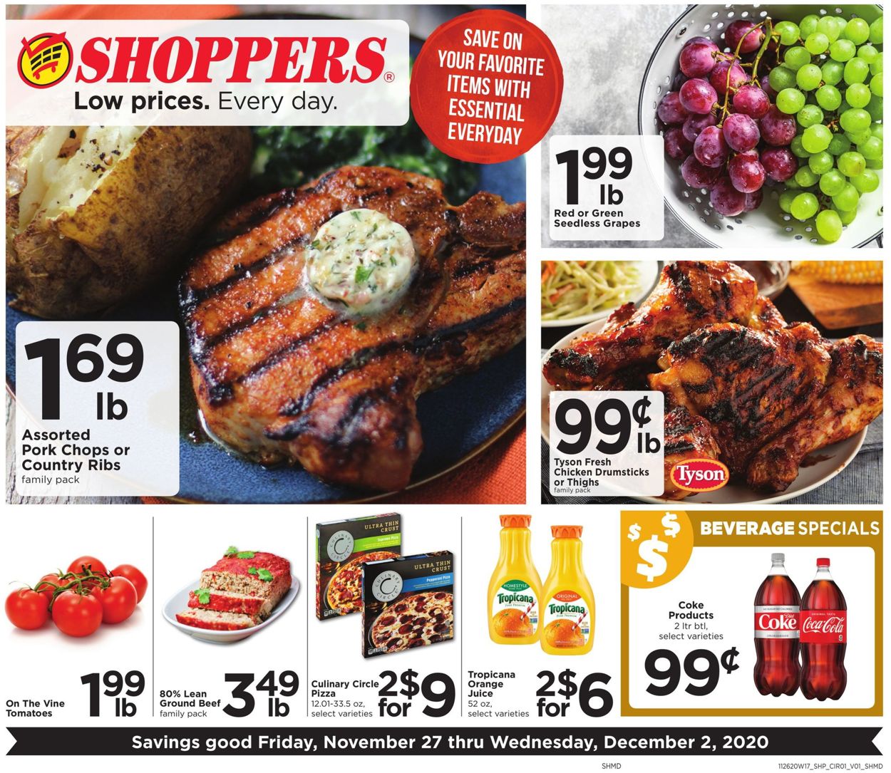 Shoppers Food & Pharmacy Ad from 11/27/2020