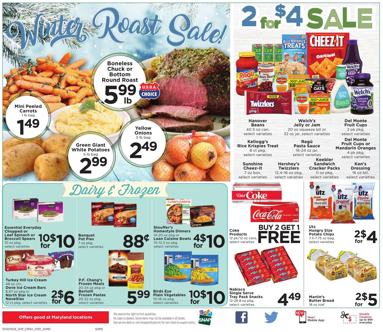Shoppers Food & Pharmacy Ad from 01/14/2021