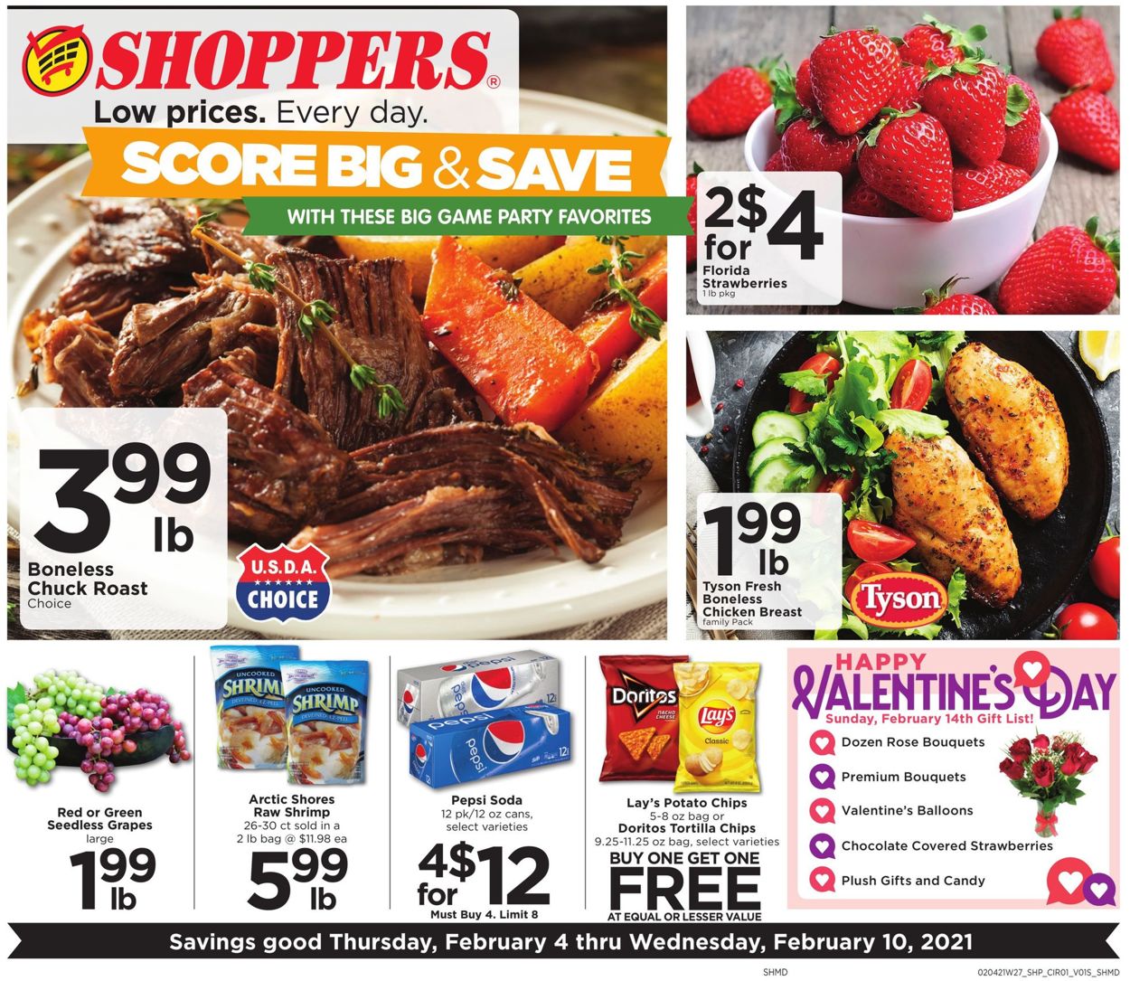 Shoppers Food & Pharmacy Ad from 02/04/2021
