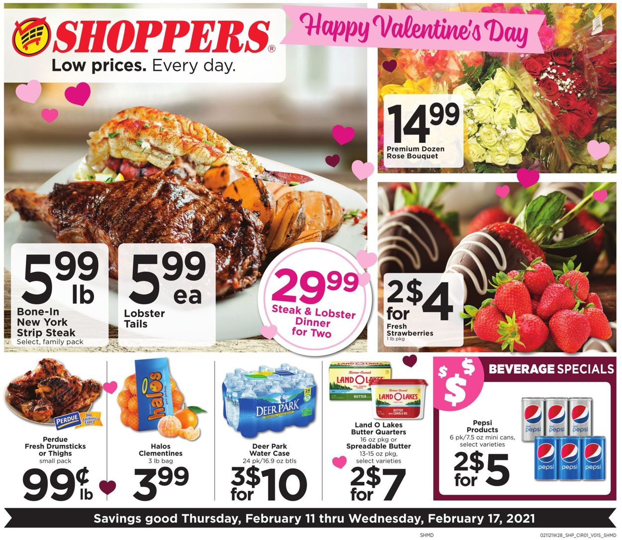 Shoppers Food & Pharmacy Ad from 02/11/2021