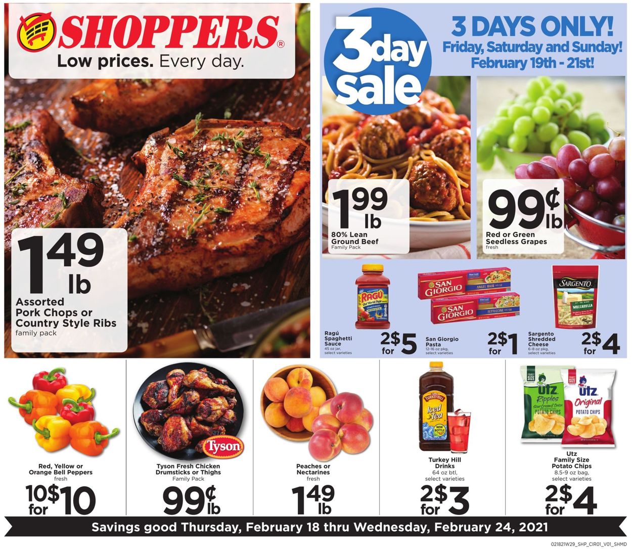 Shoppers Food & Pharmacy Ad from 02/18/2021