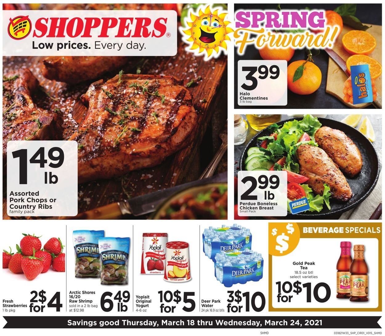 Shoppers Food & Pharmacy Ad from 03/18/2021