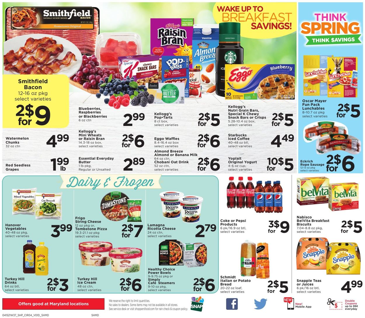 Shoppers Food & Pharmacy Ad from 04/15/2021