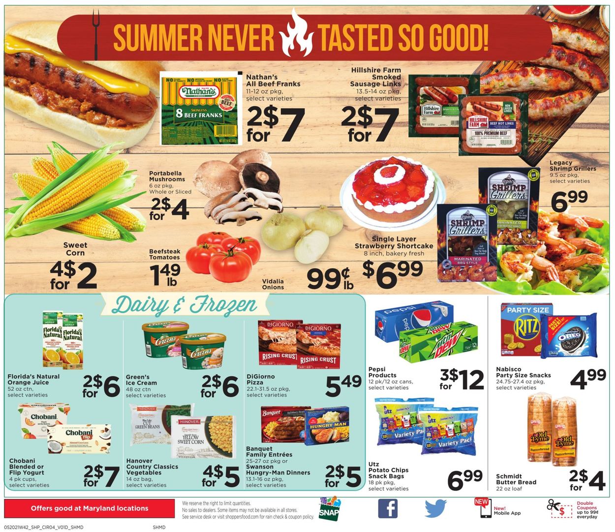 Shoppers Food & Pharmacy Ad from 05/20/2021
