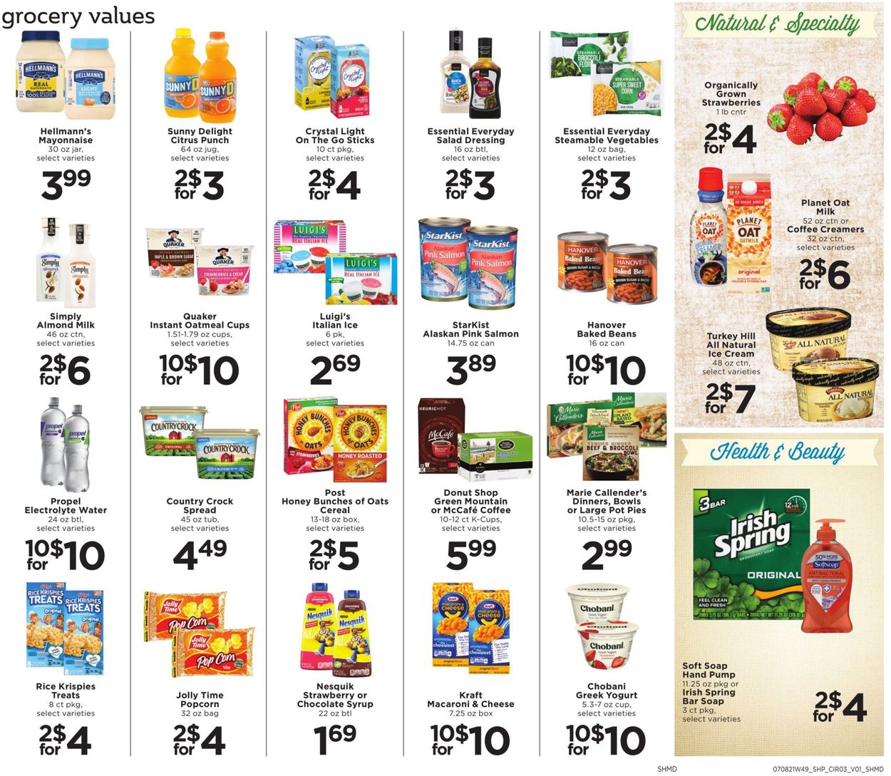 Shoppers Food & Pharmacy Ad from 07/08/2021