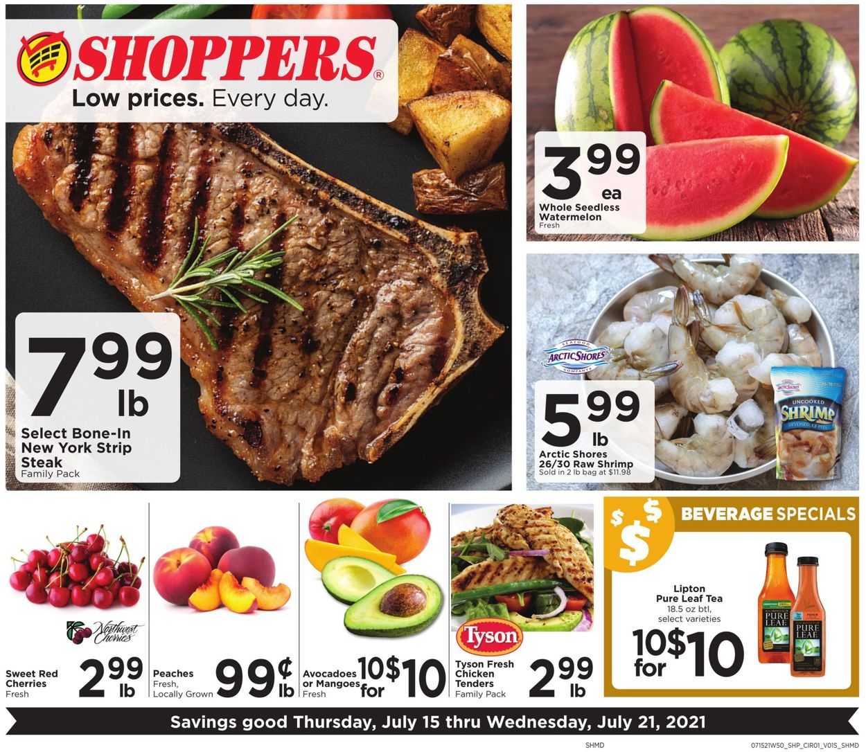 Shoppers Food & Pharmacy Ad from 07/15/2021