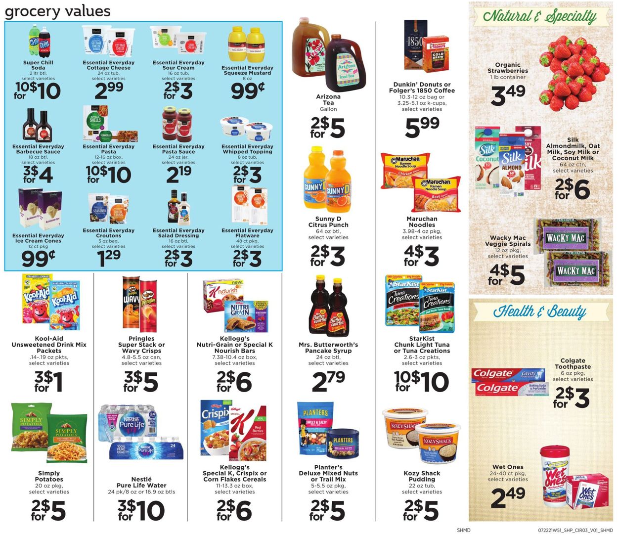 Shoppers Food & Pharmacy Ad from 07/22/2021