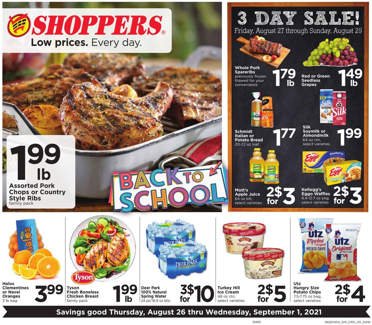 Shoppers Food & Pharmacy Ad from 08/26/2021