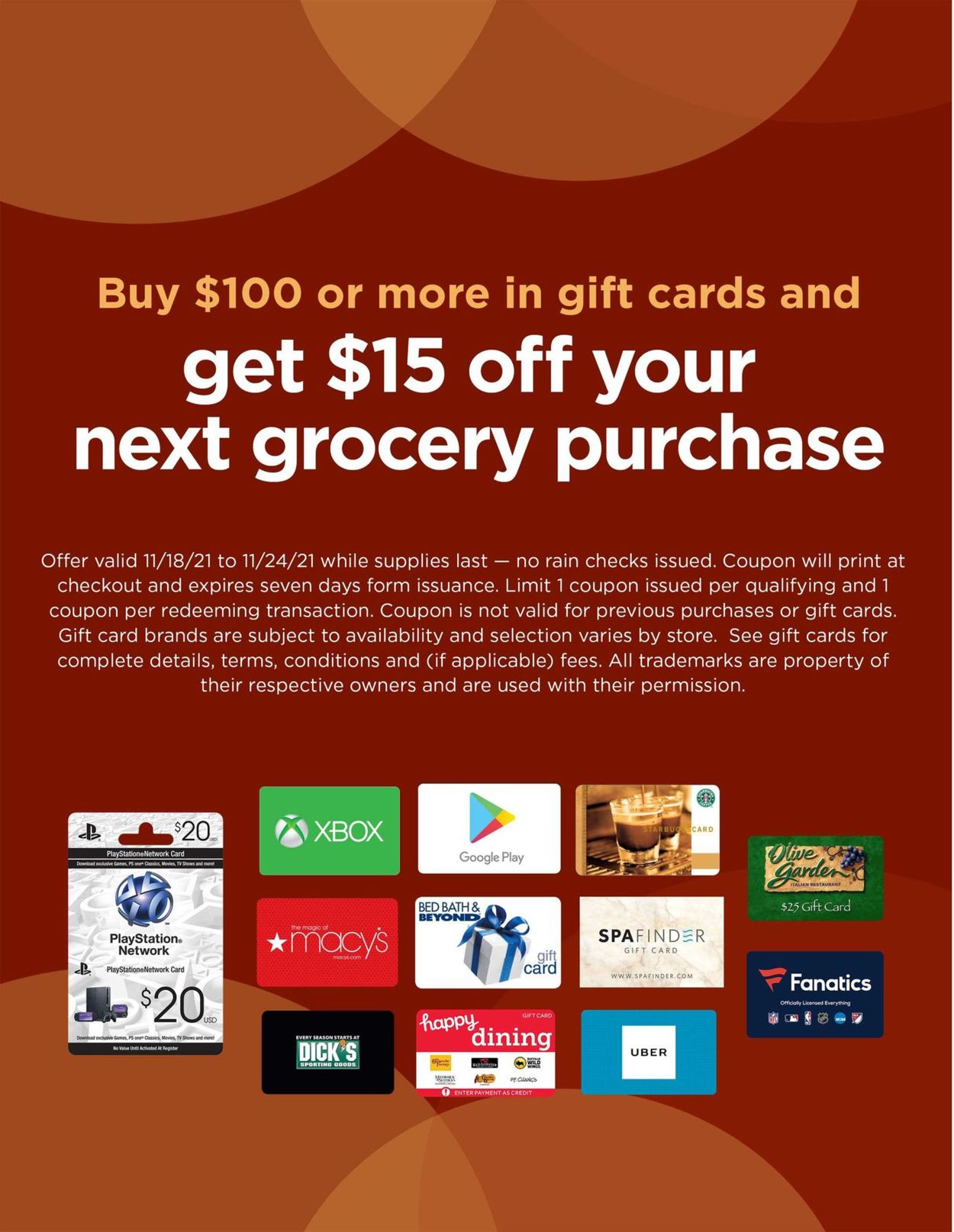 Shoppers Food & Pharmacy Ad from 11/18/2021