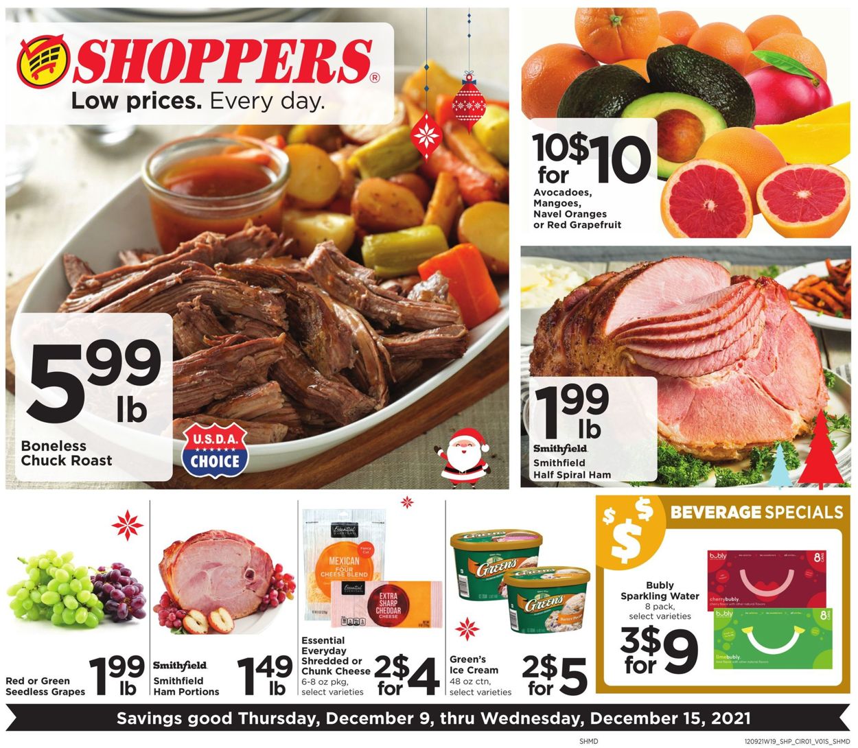 Shoppers Food & Pharmacy Ad from 12/09/2021