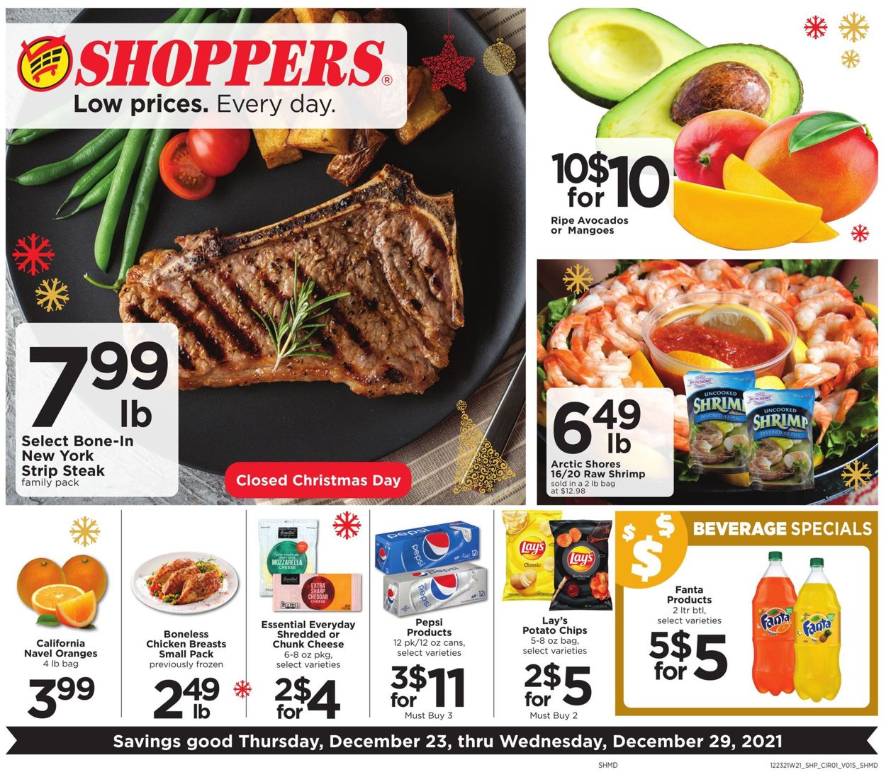 Shoppers Food & Pharmacy Ad from 12/23/2021