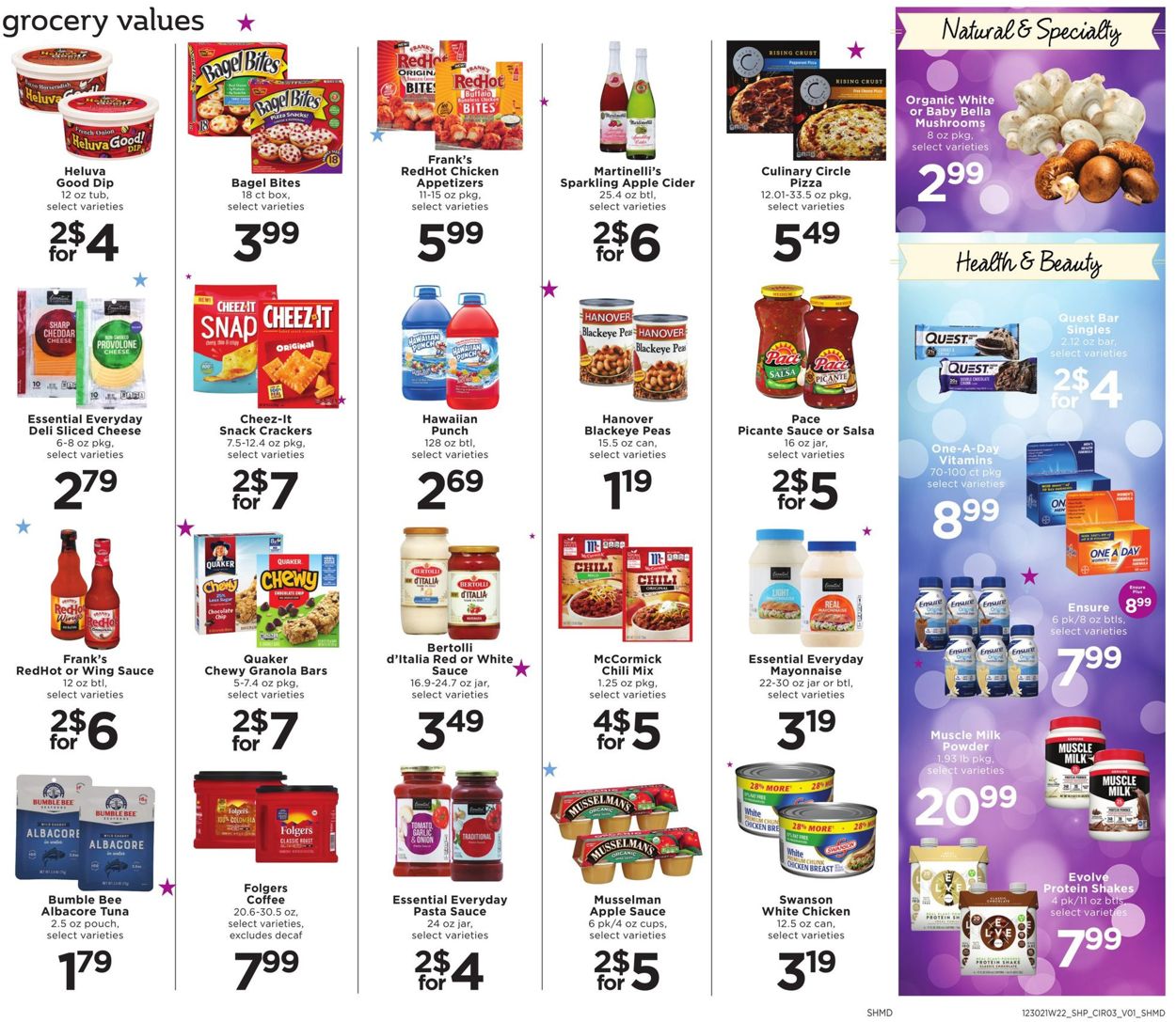 Shoppers Food & Pharmacy Ad from 12/30/2021