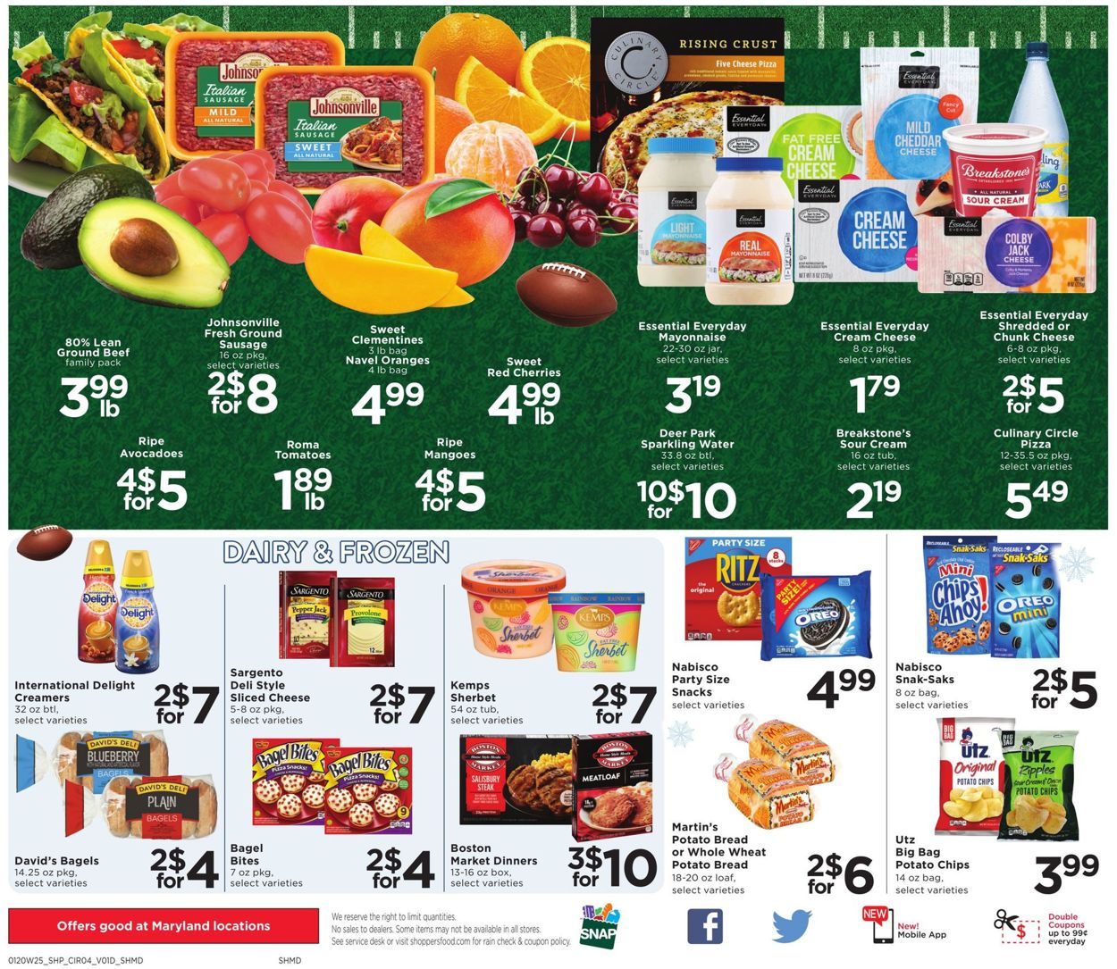 Shoppers Food & Pharmacy Ad from 01/20/2022