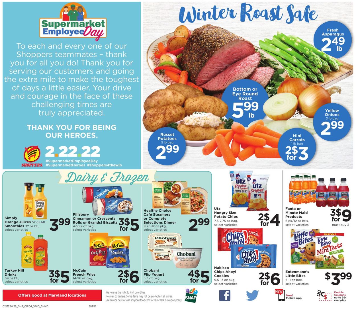 Shoppers Food & Pharmacy Ad from 02/17/2022