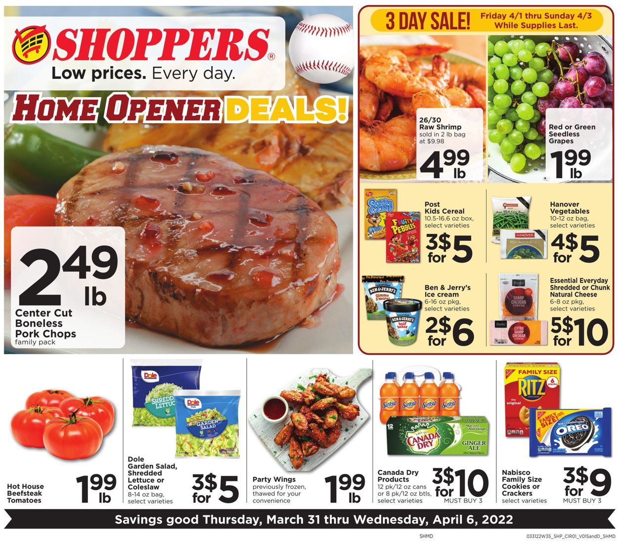 Shoppers Food & Pharmacy Ad from 03/31/2022