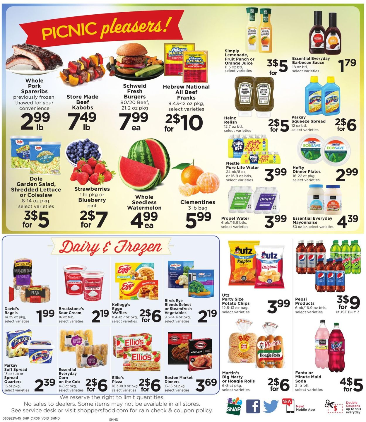 Shoppers Food & Pharmacy Ad from 06/09/2022