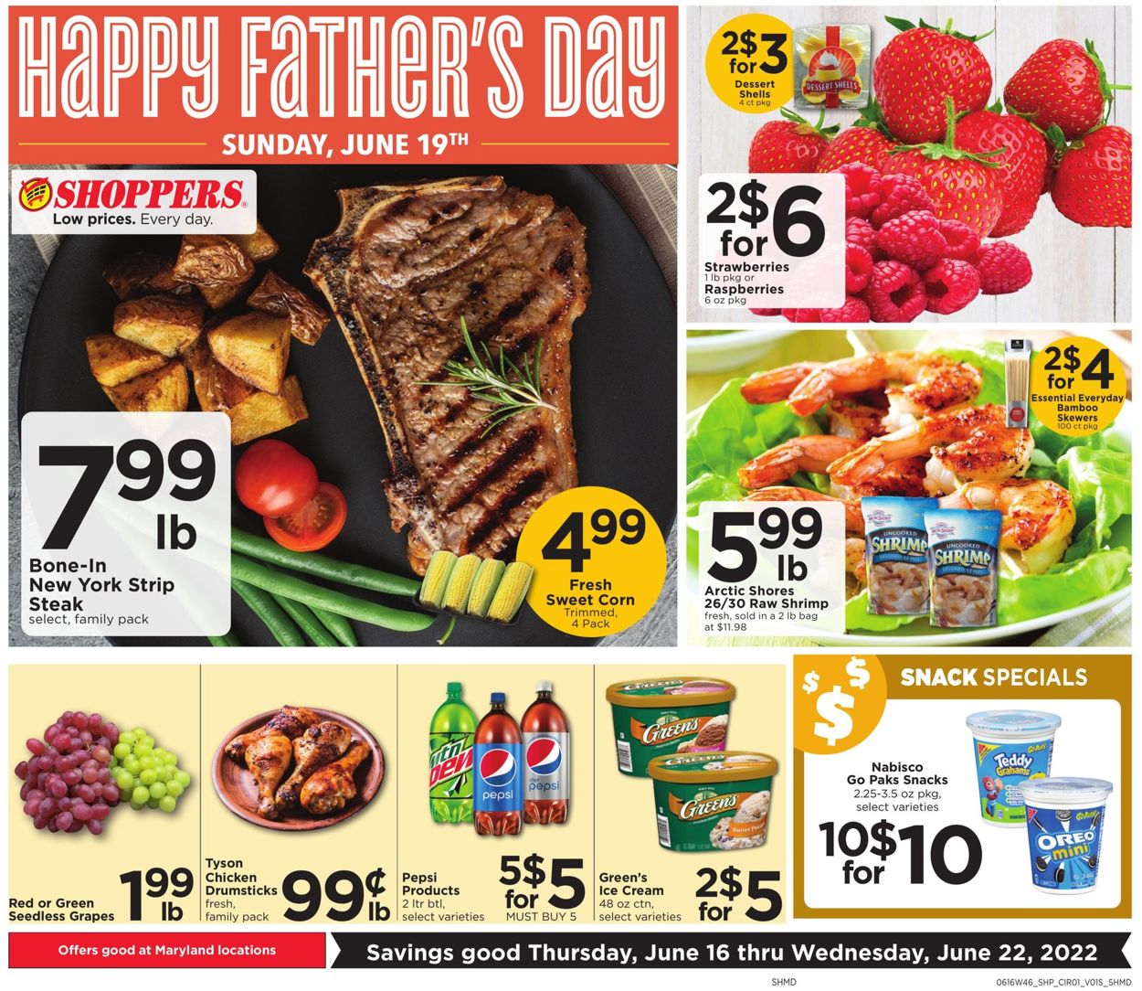 Shoppers Food & Pharmacy Ad from 06/16/2022