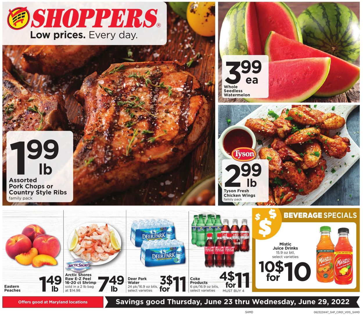 Shoppers Food & Pharmacy Ad from 06/23/2022