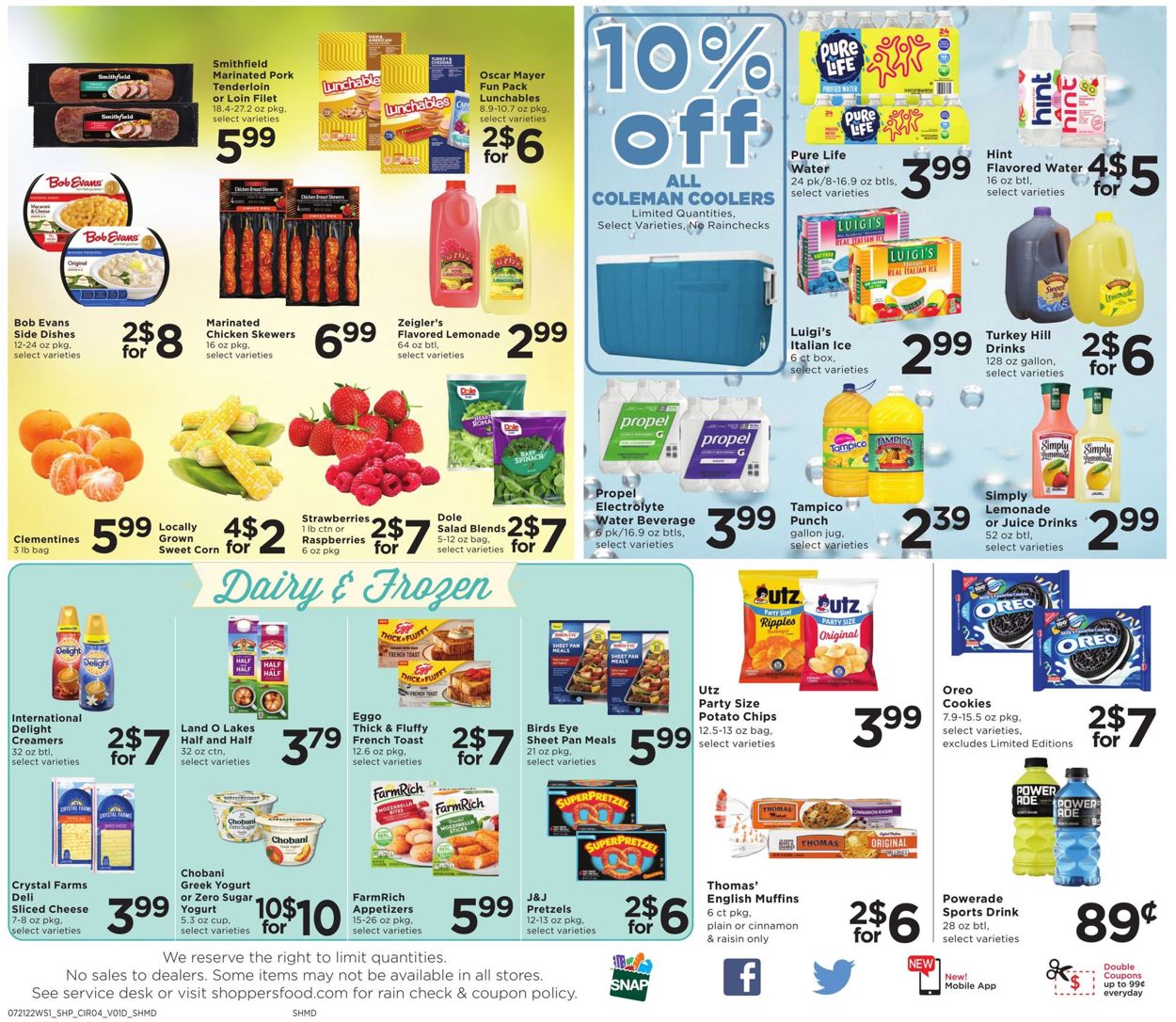 Shoppers Food & Pharmacy Ad from 07/21/2022