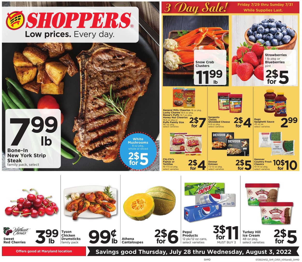 Shoppers Food & Pharmacy Ad from 07/28/2022