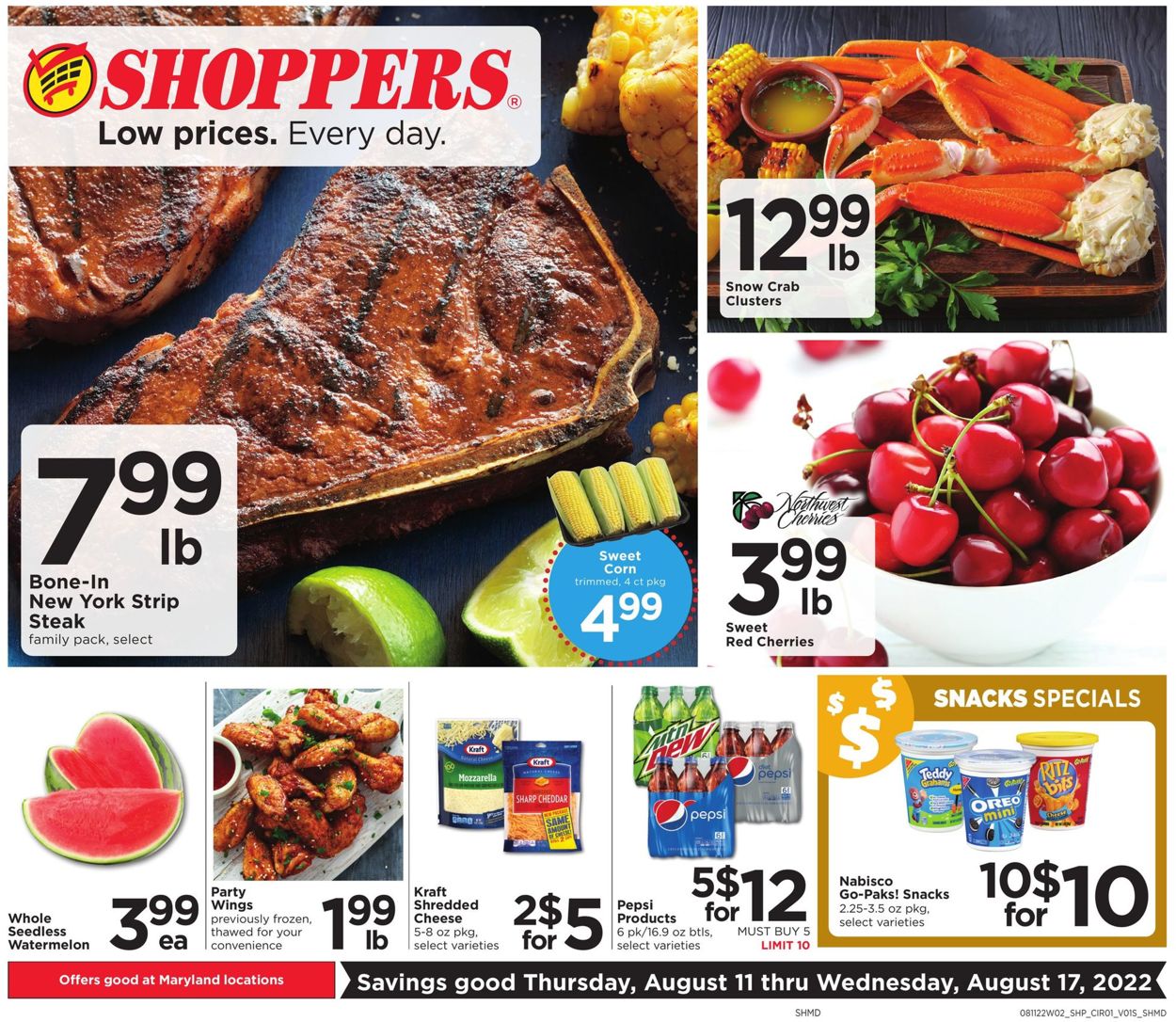 Shoppers Food & Pharmacy Ad from 08/11/2022