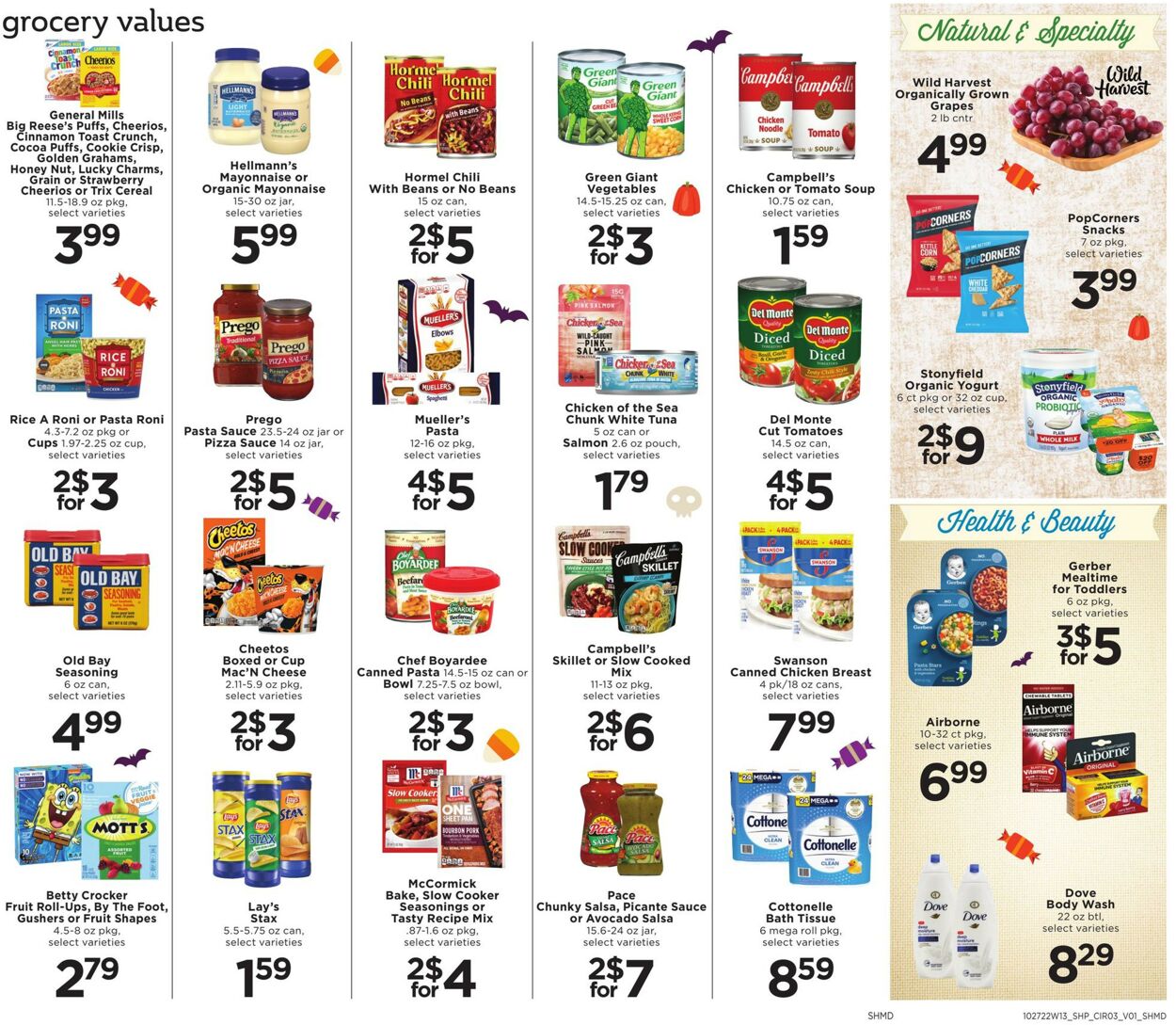 Shoppers Food & Pharmacy Ad from 10/27/2022