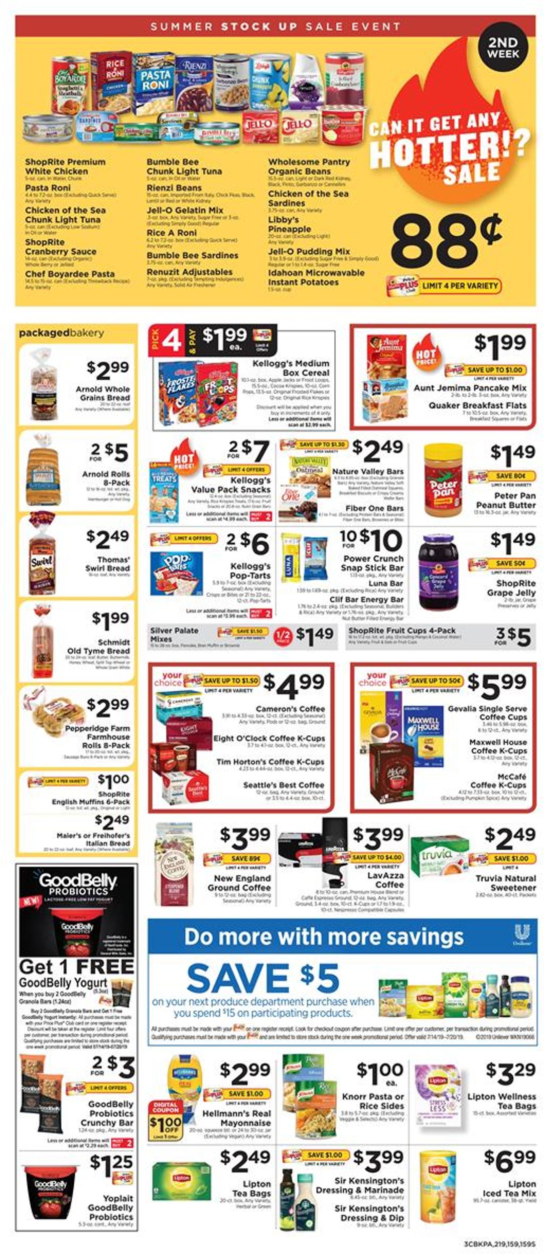 ShopRite Ad from 07/14/2019