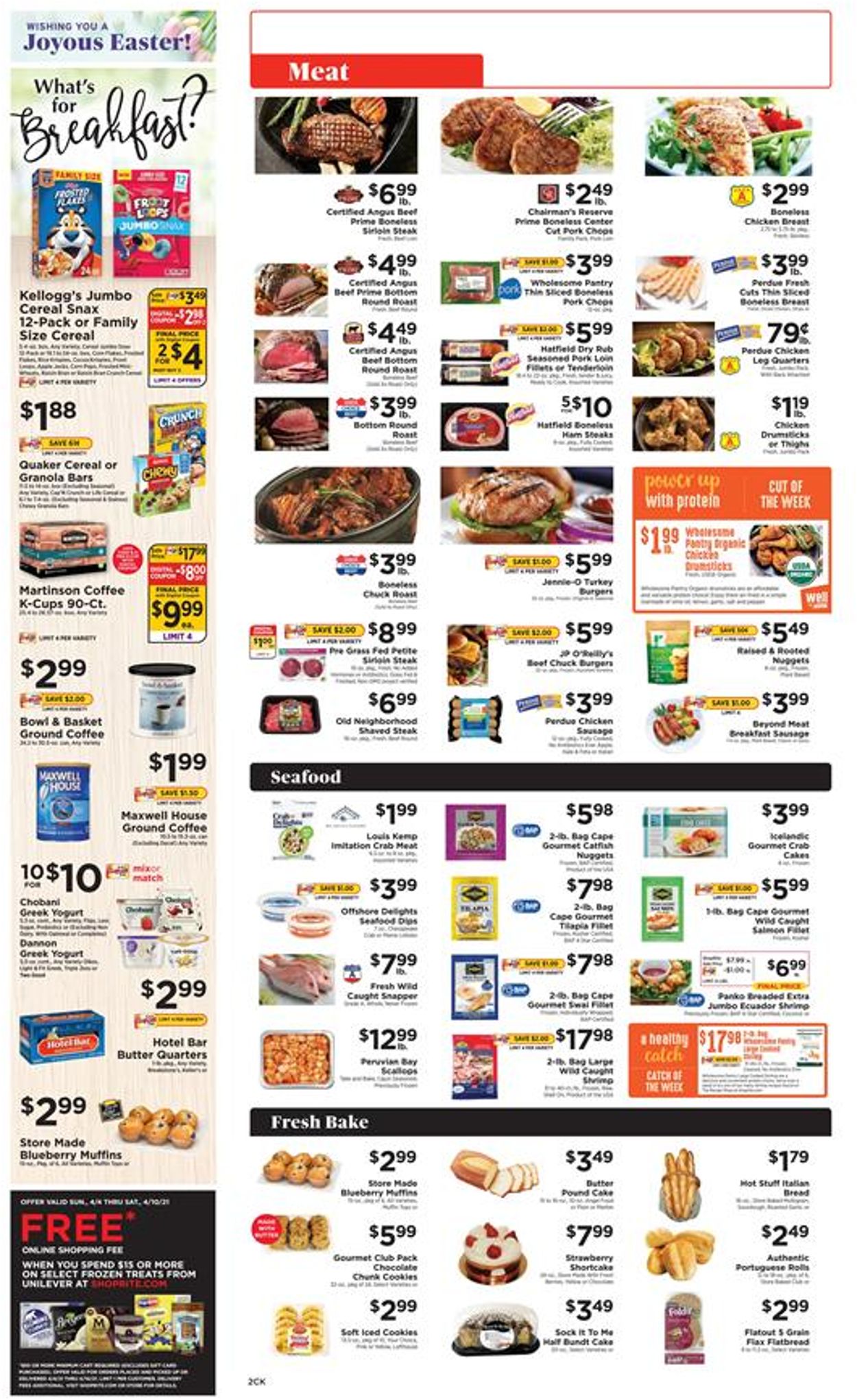 ShopRite Ad from 04/04/2021