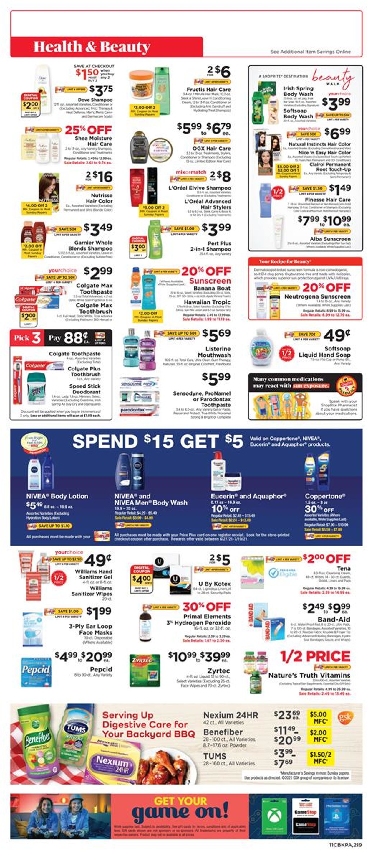 ShopRite Ad from 06/27/2021