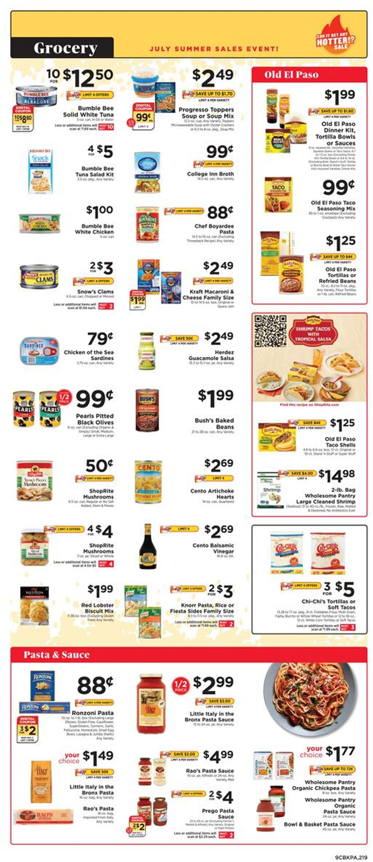 ShopRite Ad from 07/11/2021