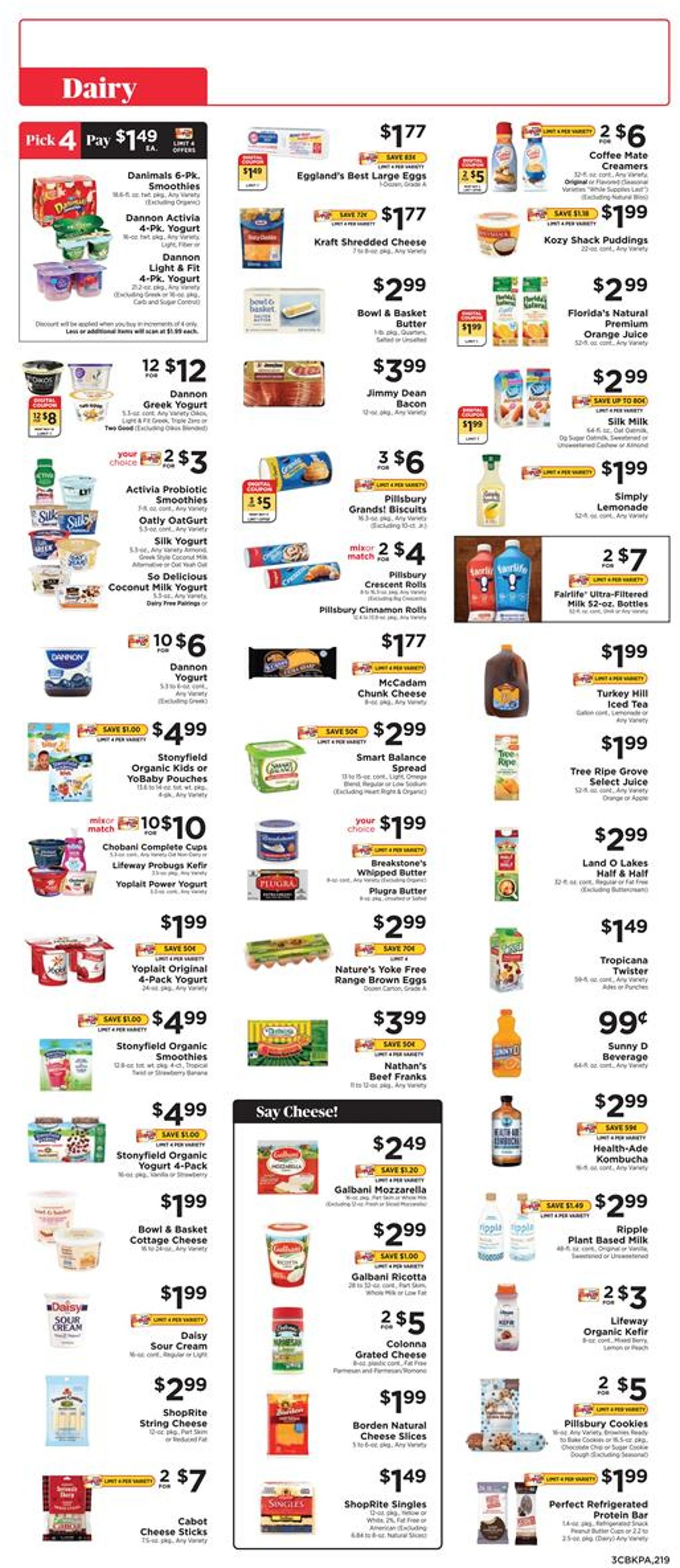 ShopRite Ad from 10/03/2021