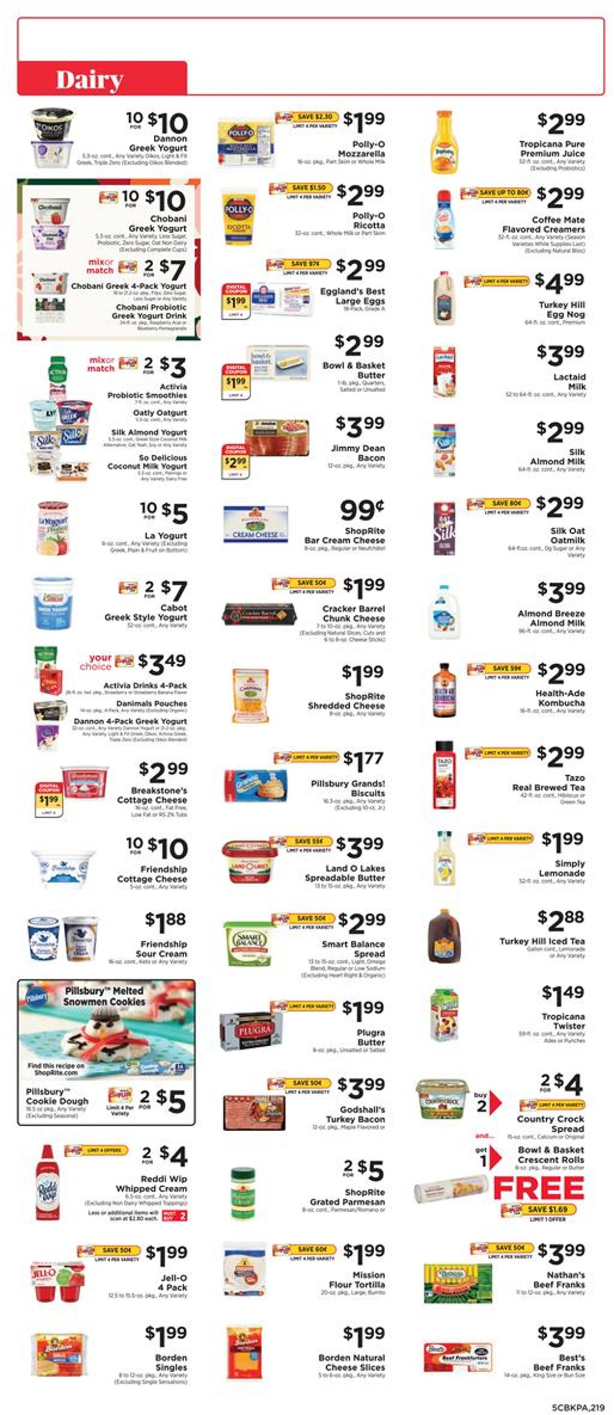 ShopRite Ad from 12/05/2021