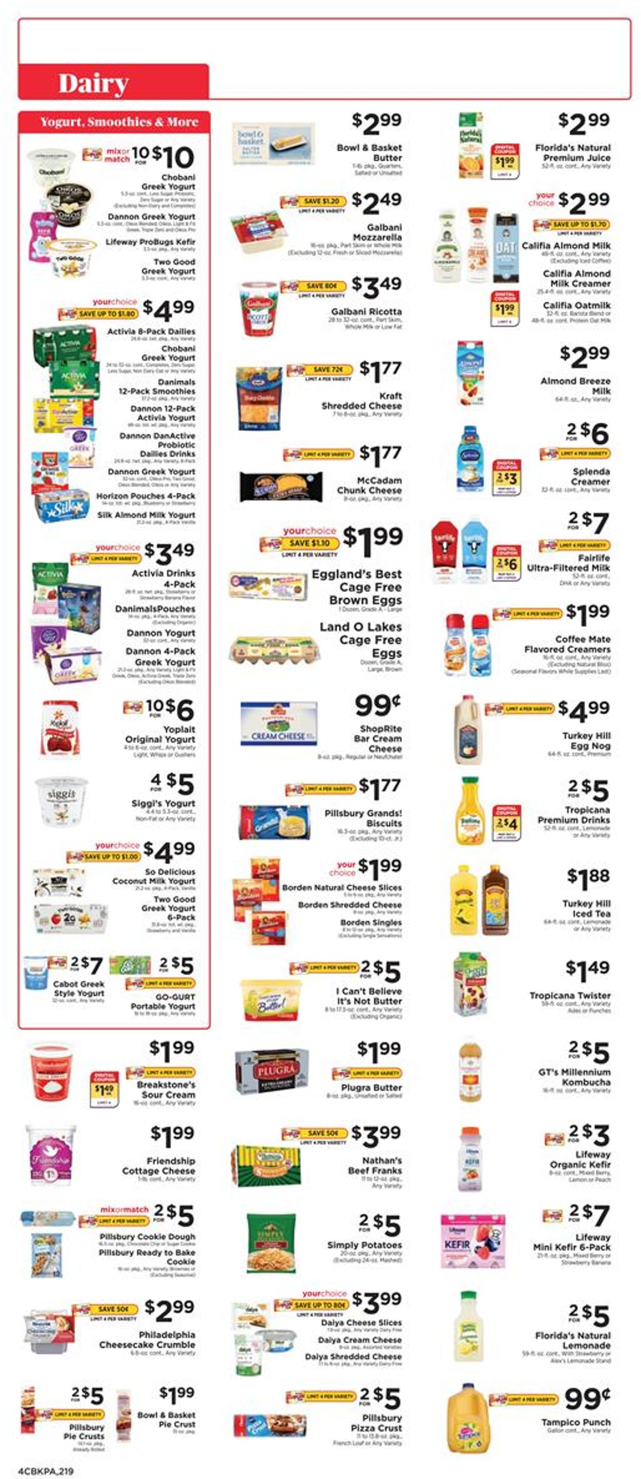 ShopRite Ad from 12/12/2021