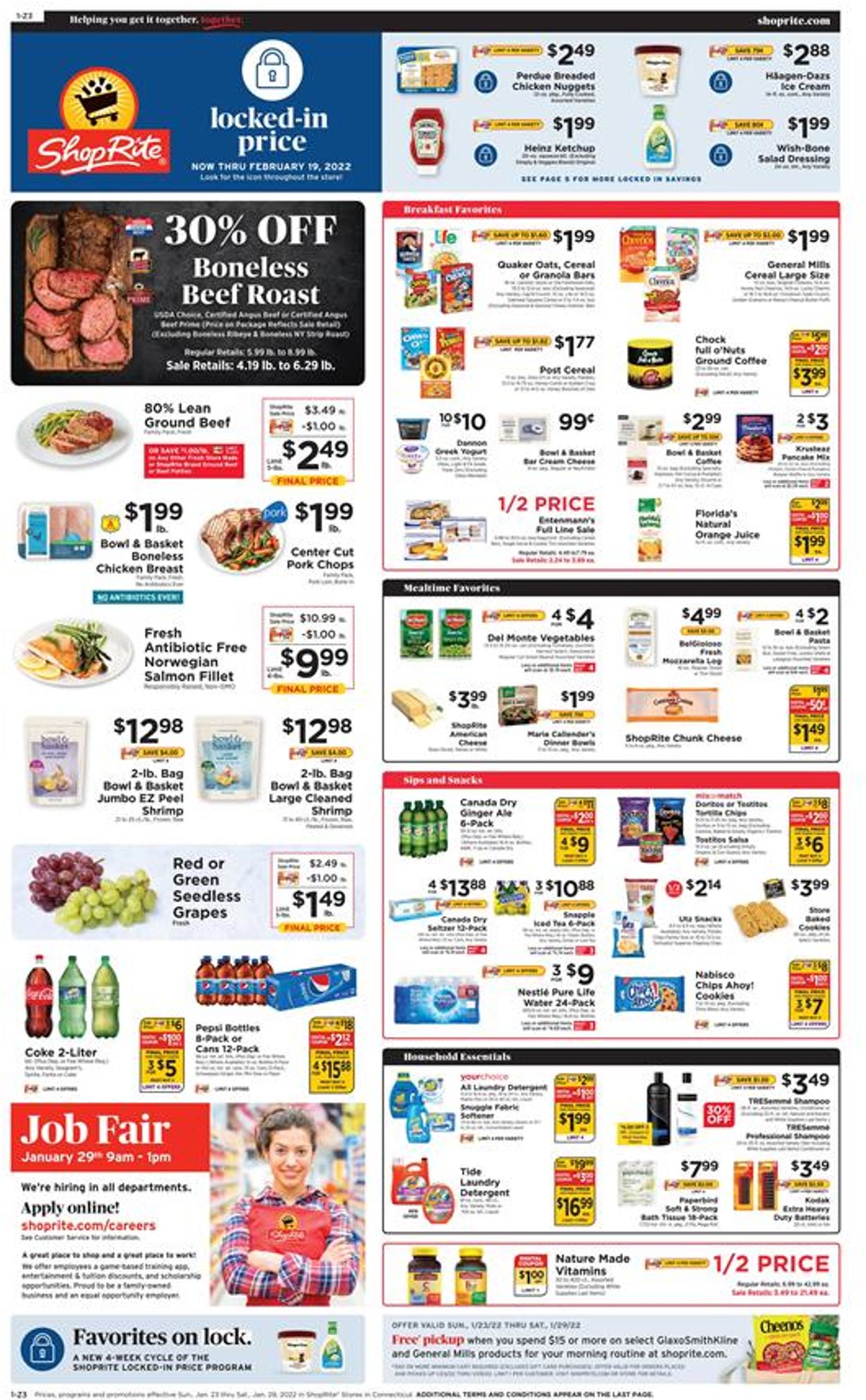 ShopRite Ad from 01/23/2022
